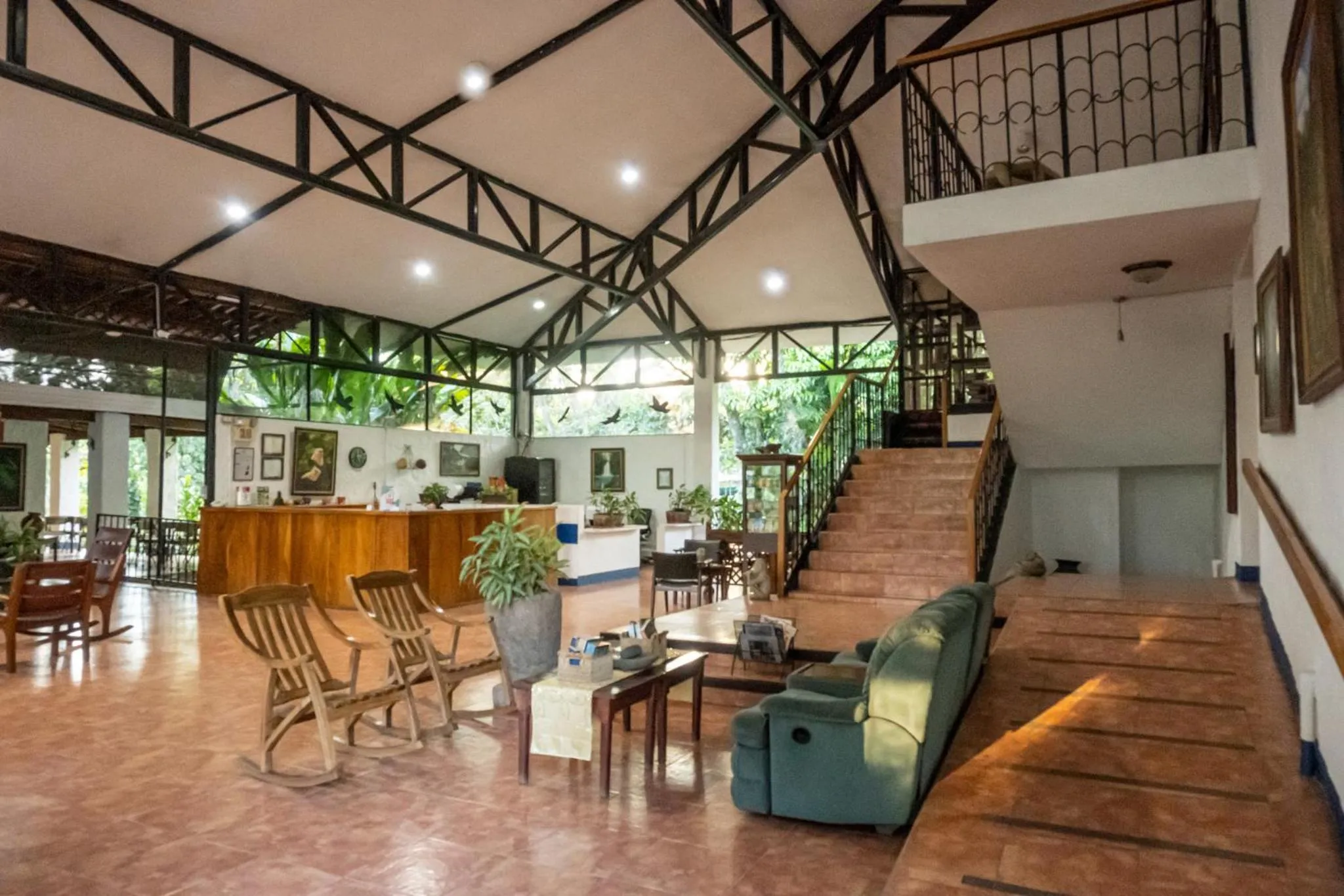 Living room in Hotel Aeropuerto