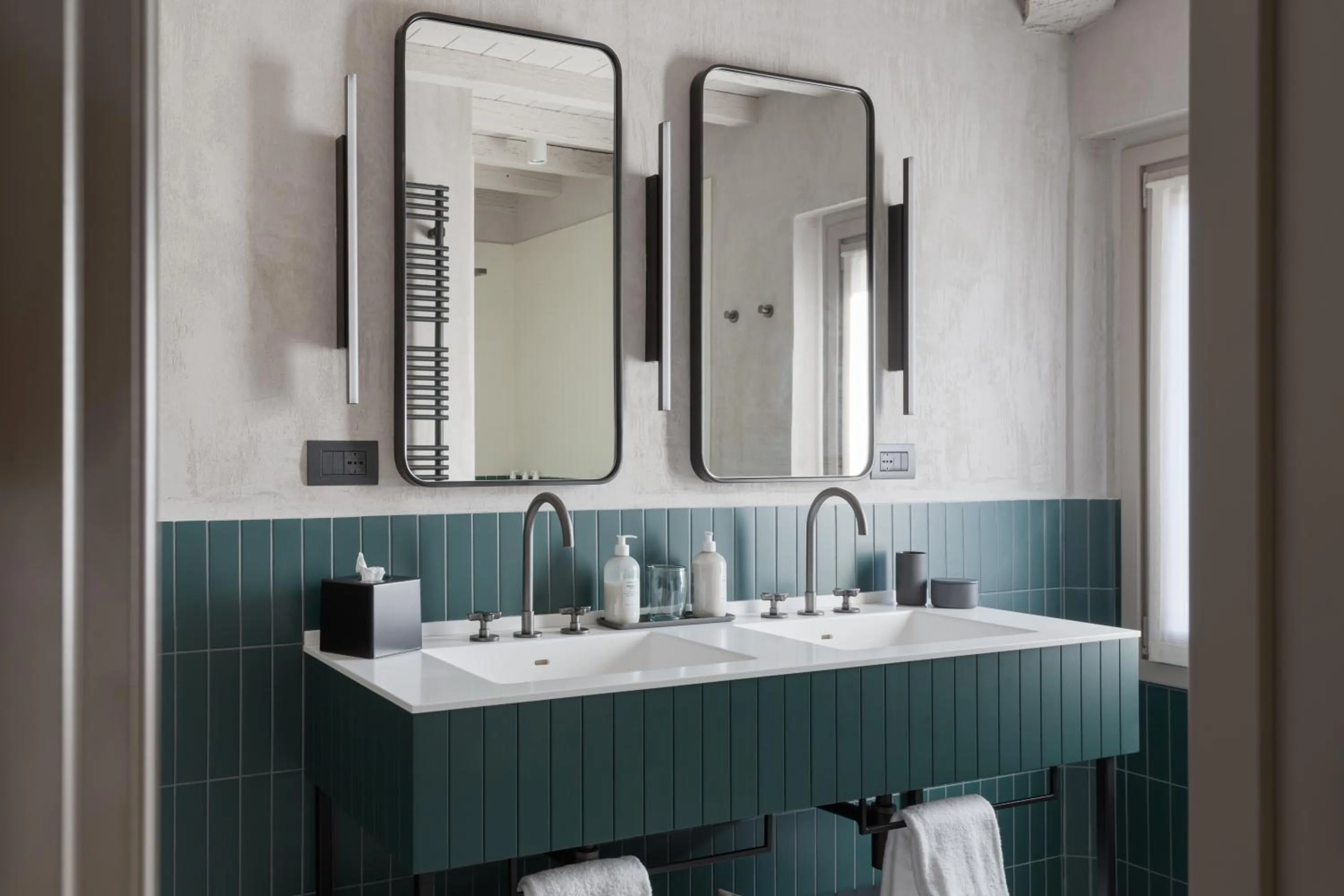 Bathroom in Relais Roncolo 1888 - Small Luxury Hotels of the World