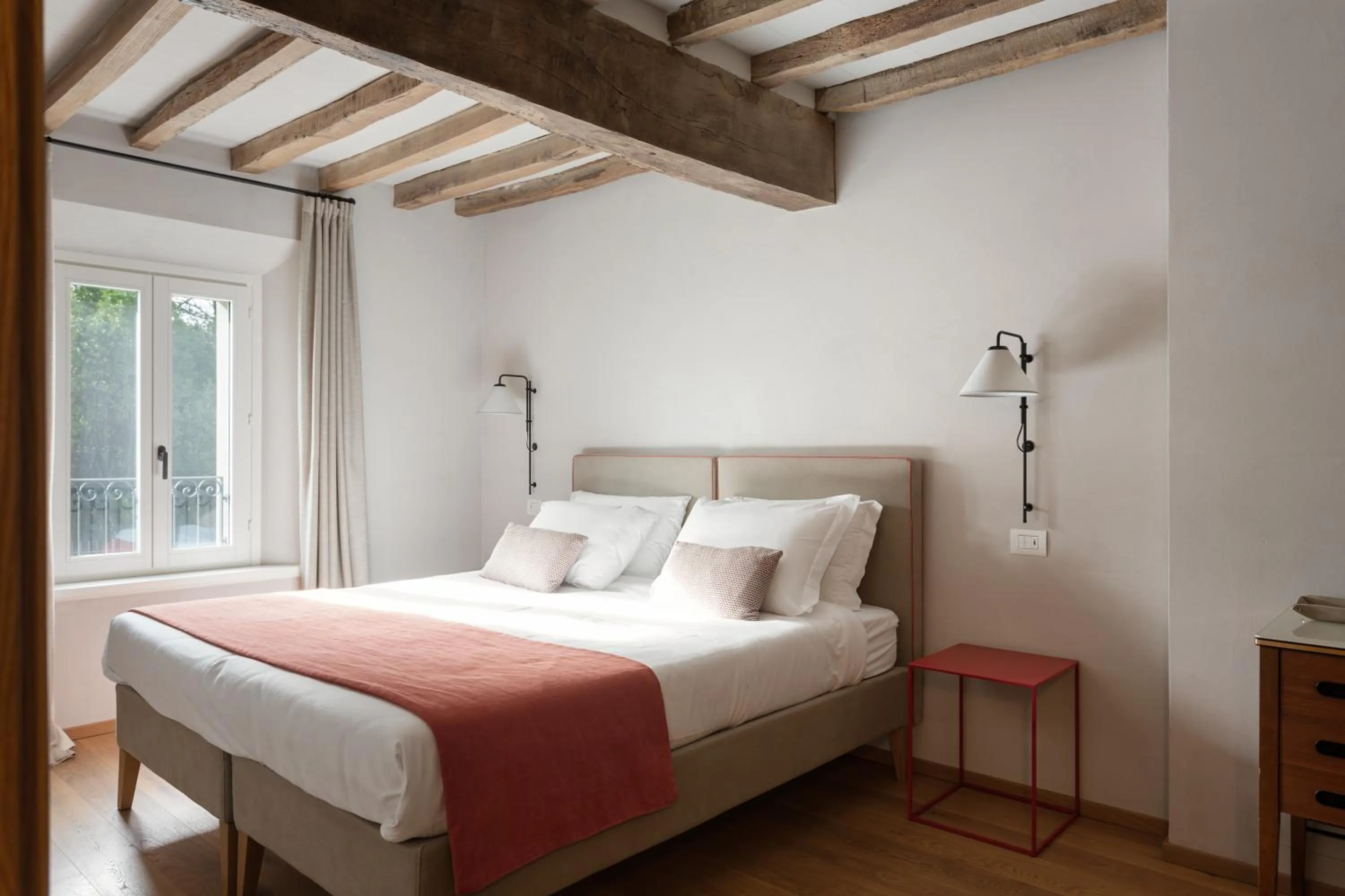 Bedroom, Bed in Relais Roncolo 1888 - Small Luxury Hotels of the World