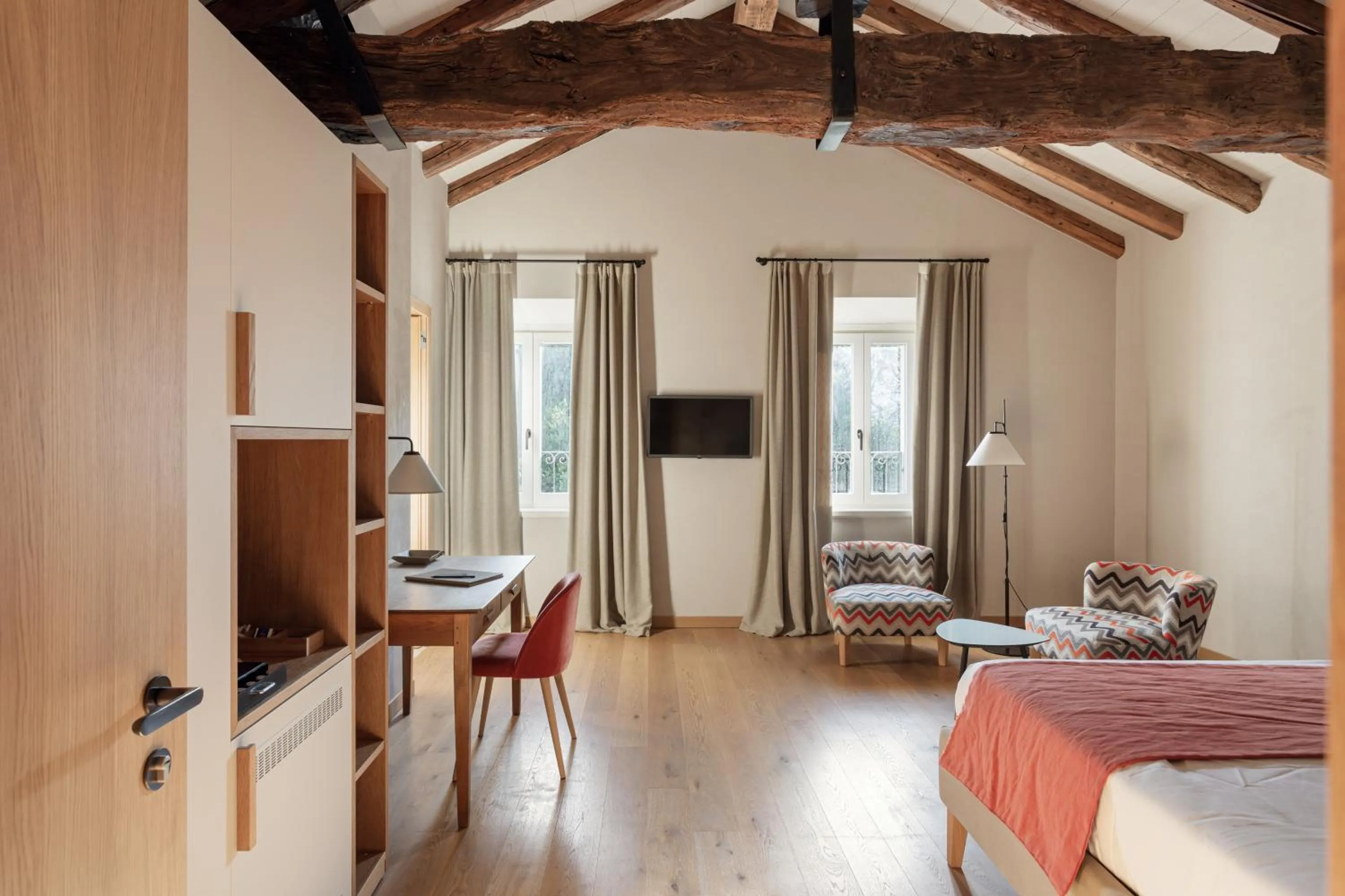 Photo of the whole room, Bed in Relais Roncolo 1888 - Small Luxury Hotels of the World