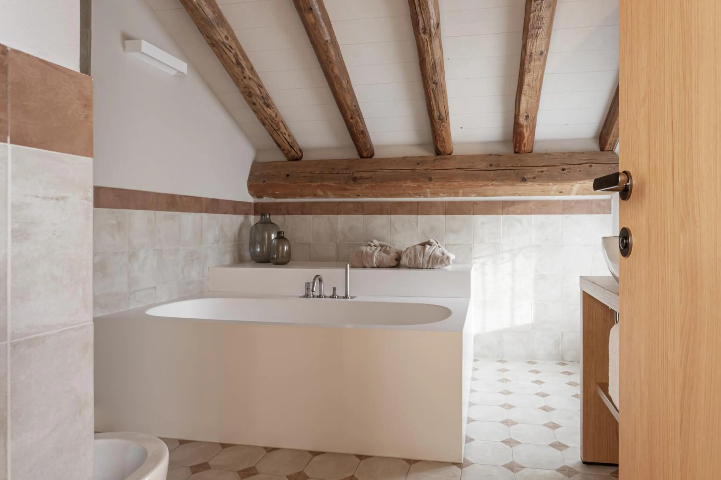 Bathroom in Relais Roncolo 1888 - Small Luxury Hotels of the World