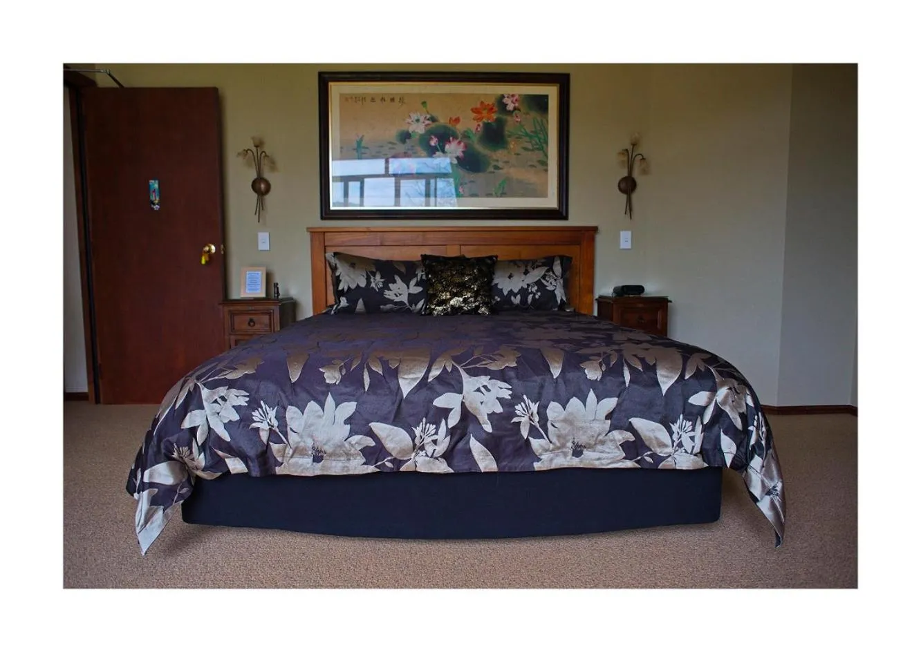 Bed in Oak Lodge