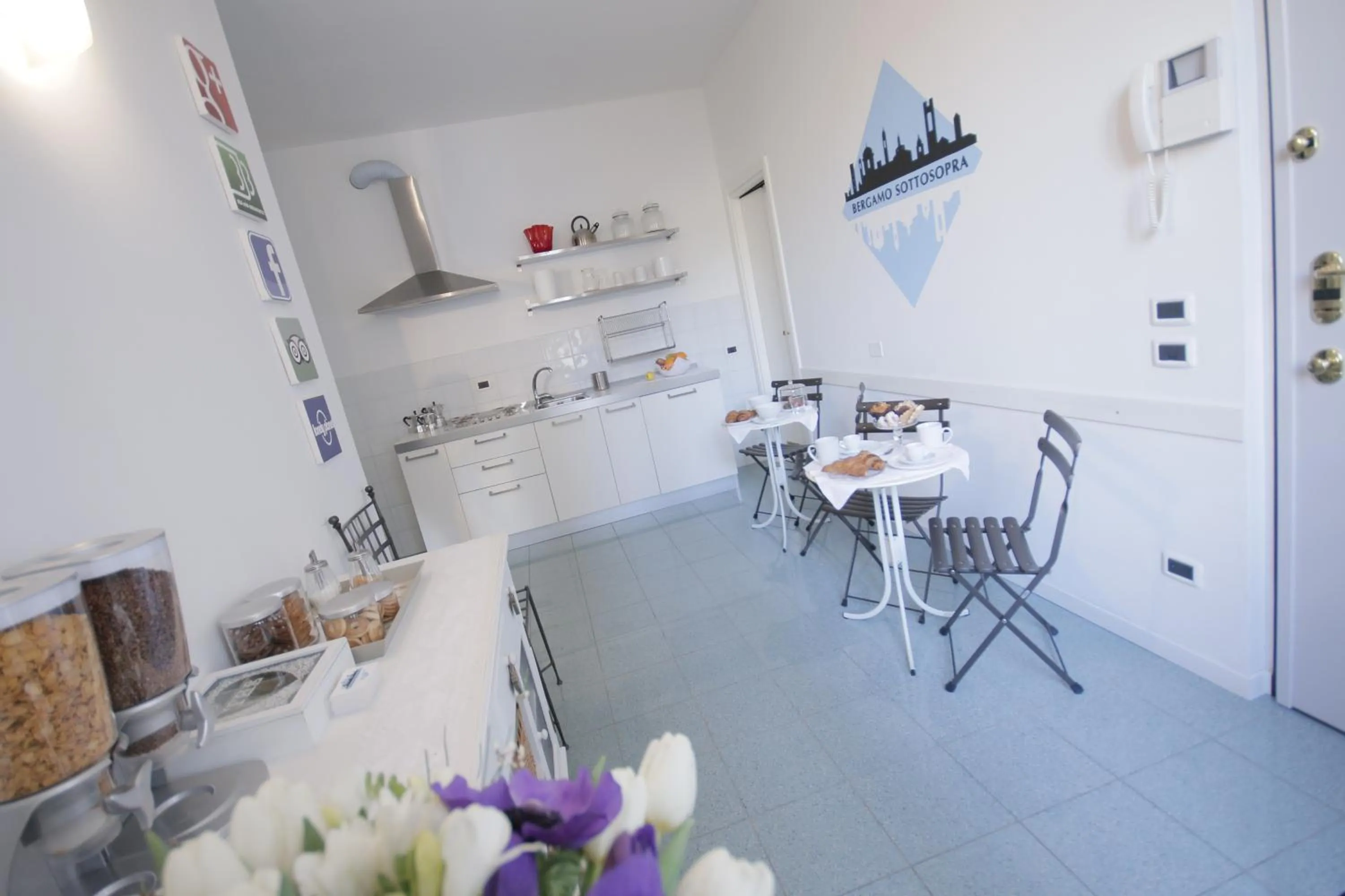 Kitchen or kitchenette in Bergamo Sottosopra