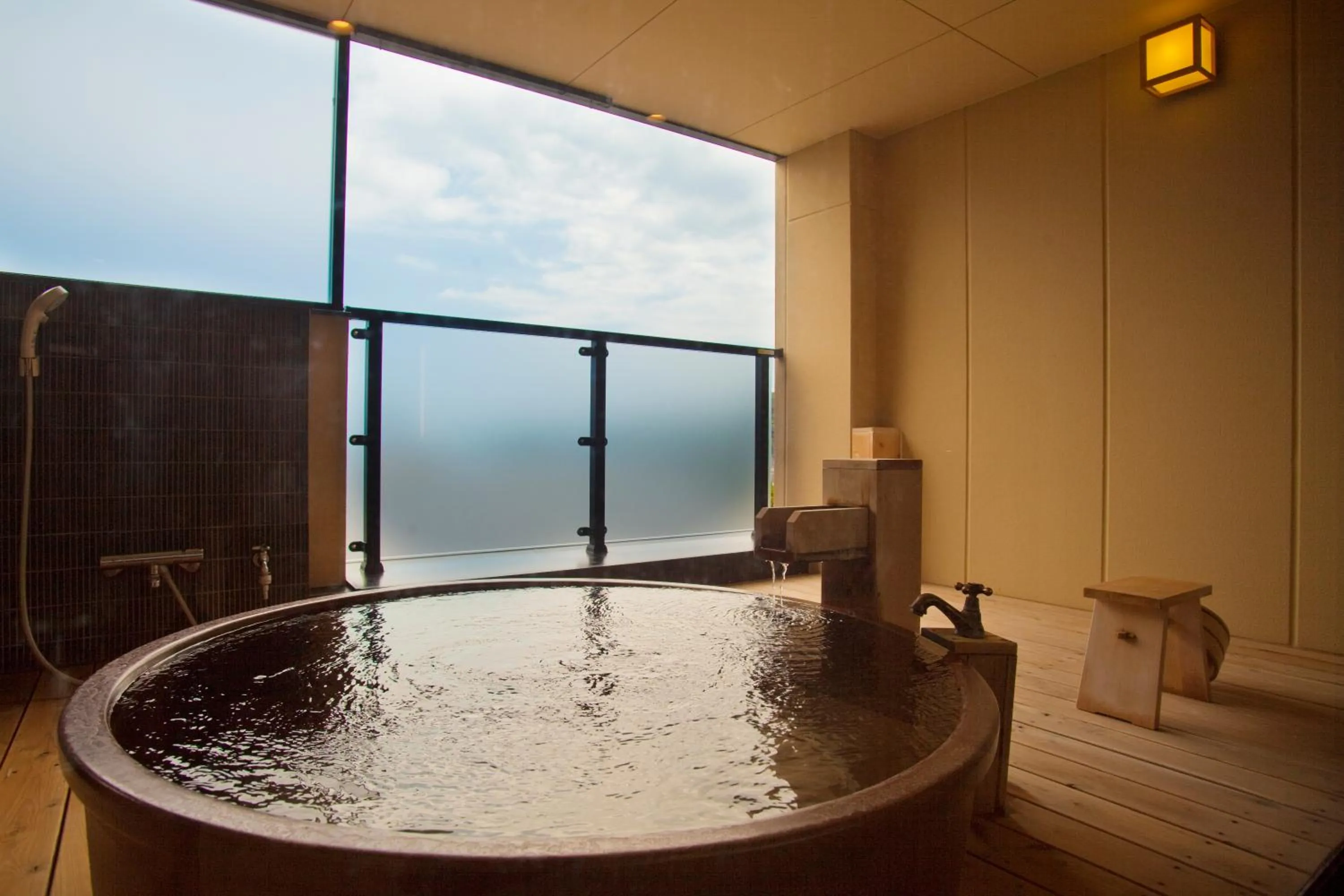 Hot Spring Bath in Yuyado Ichibanchi