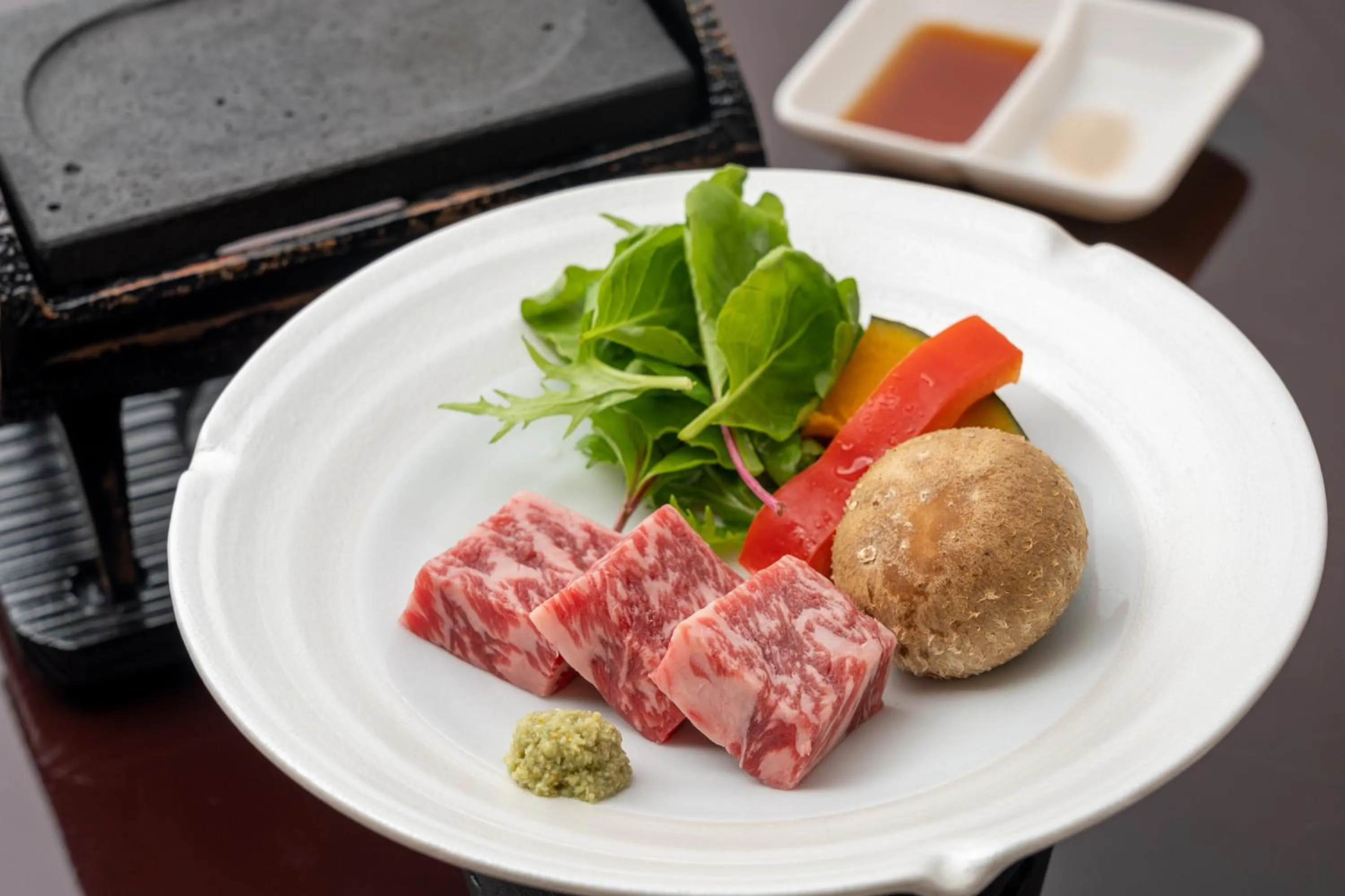 Food close-up in Yuyado Ichibanchi