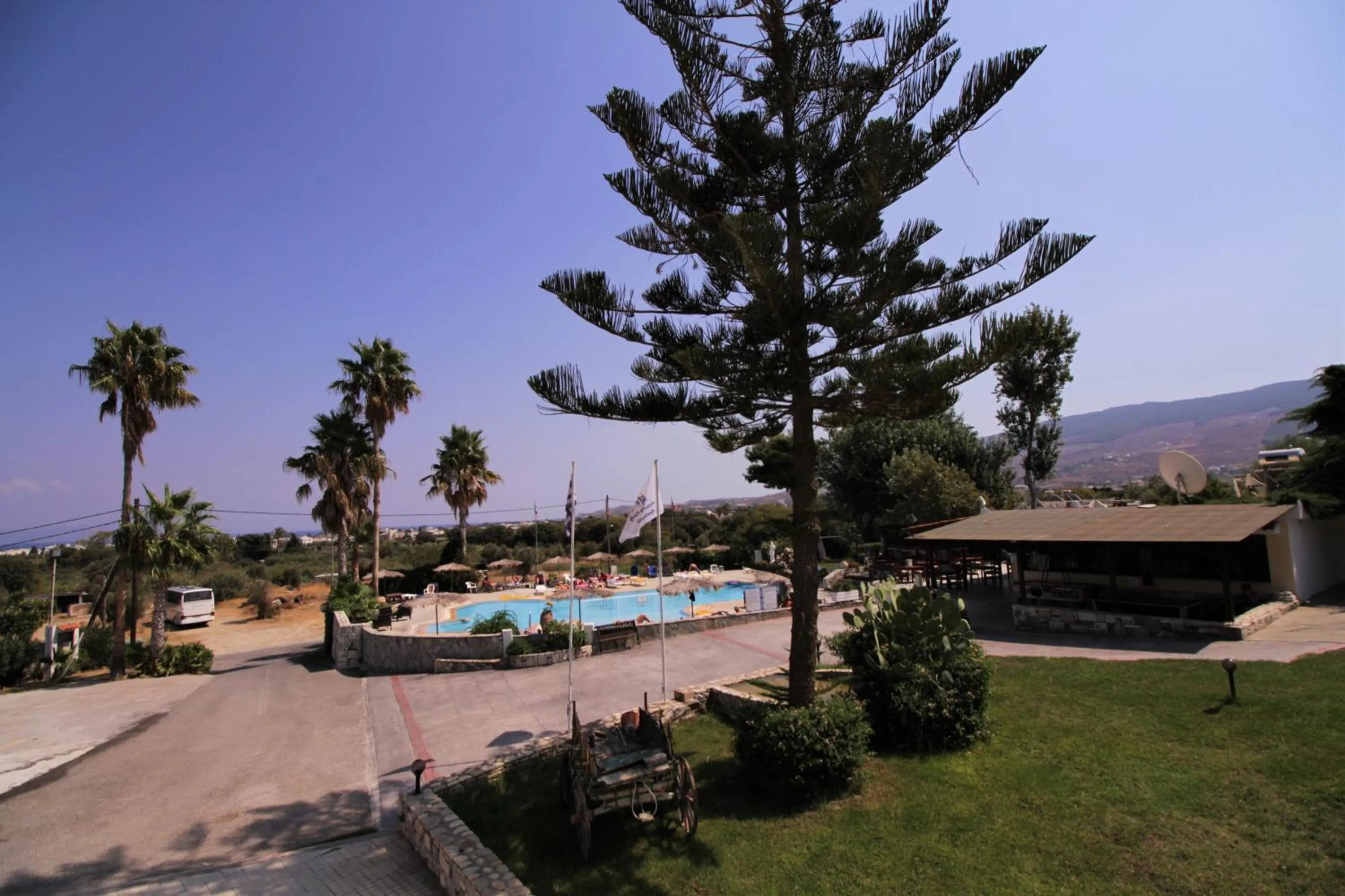 Patio in Ampavris Family Apartments