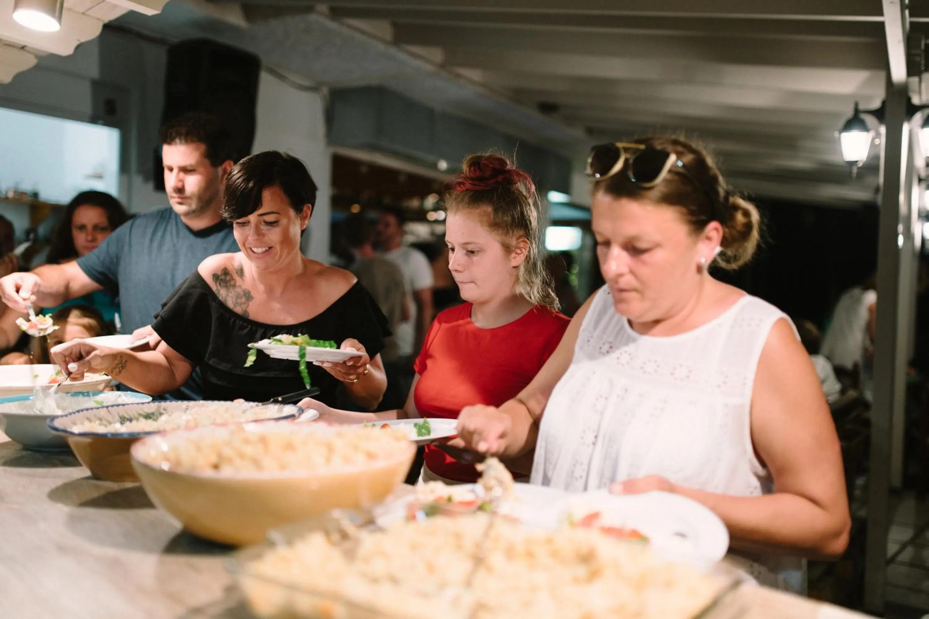 People in Ampavris Family Apartments