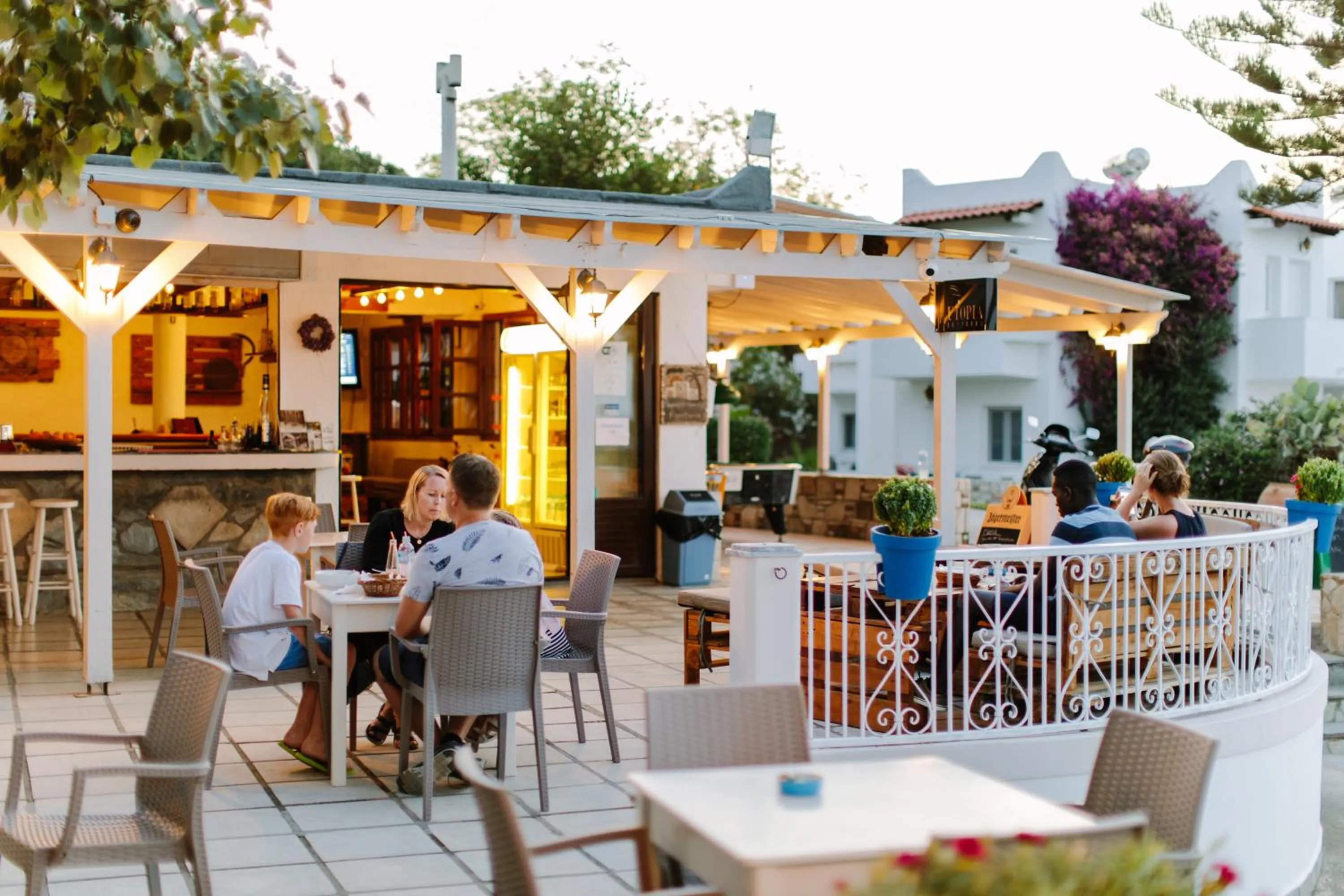 Patio in Ampavris Family Apartments