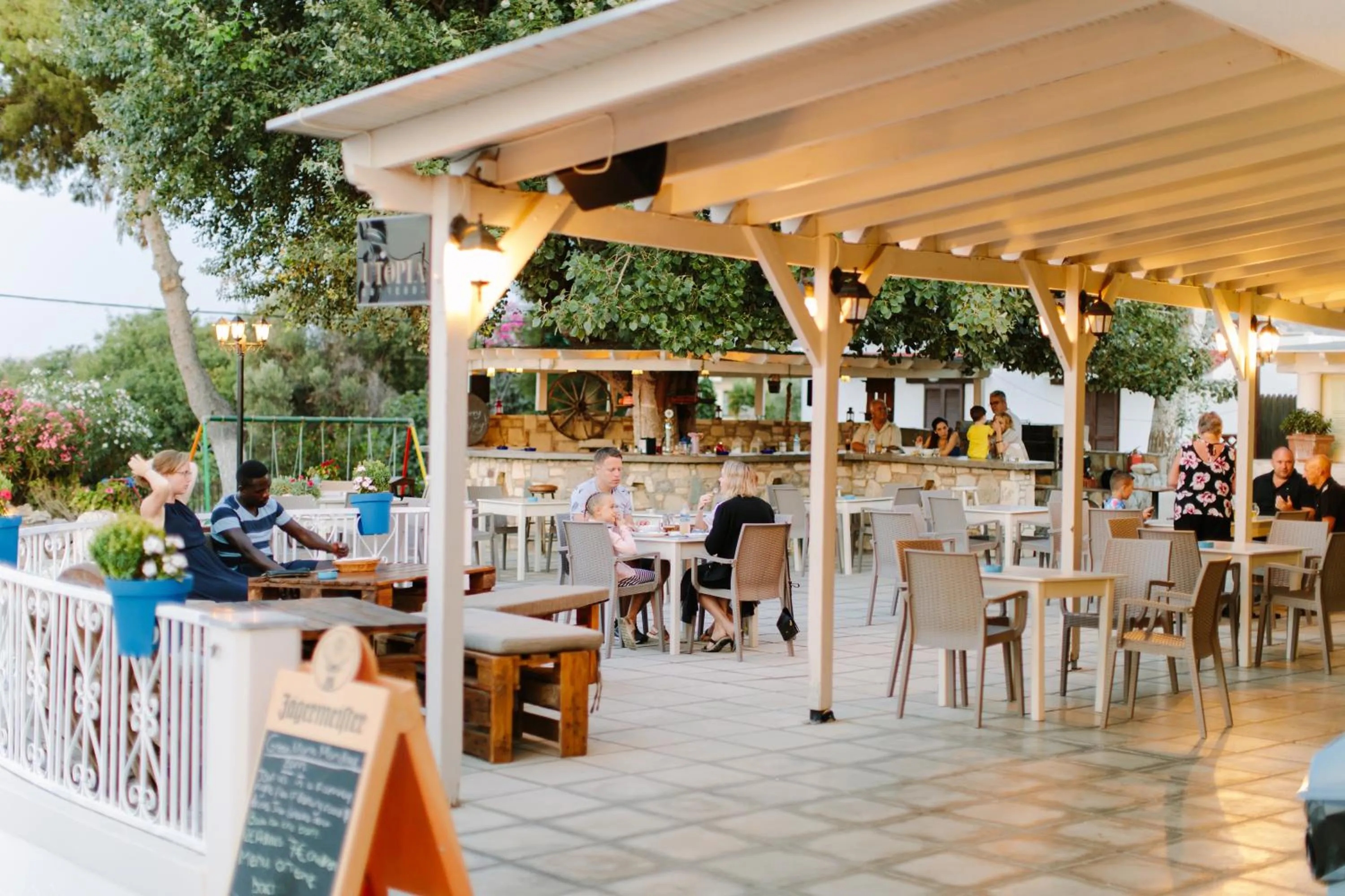Patio in Ampavris Family Apartments