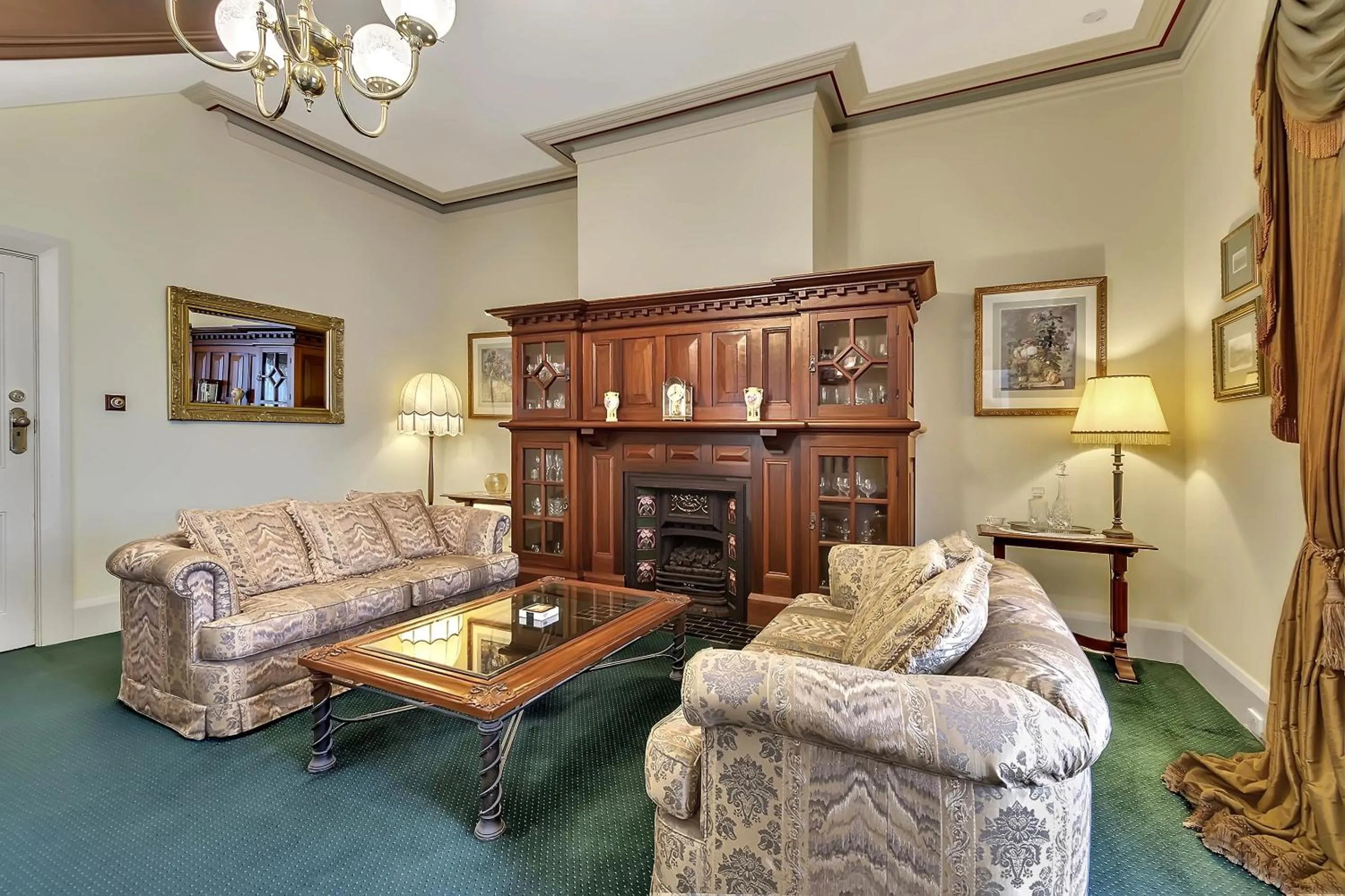 Living room in The Clifton Motel