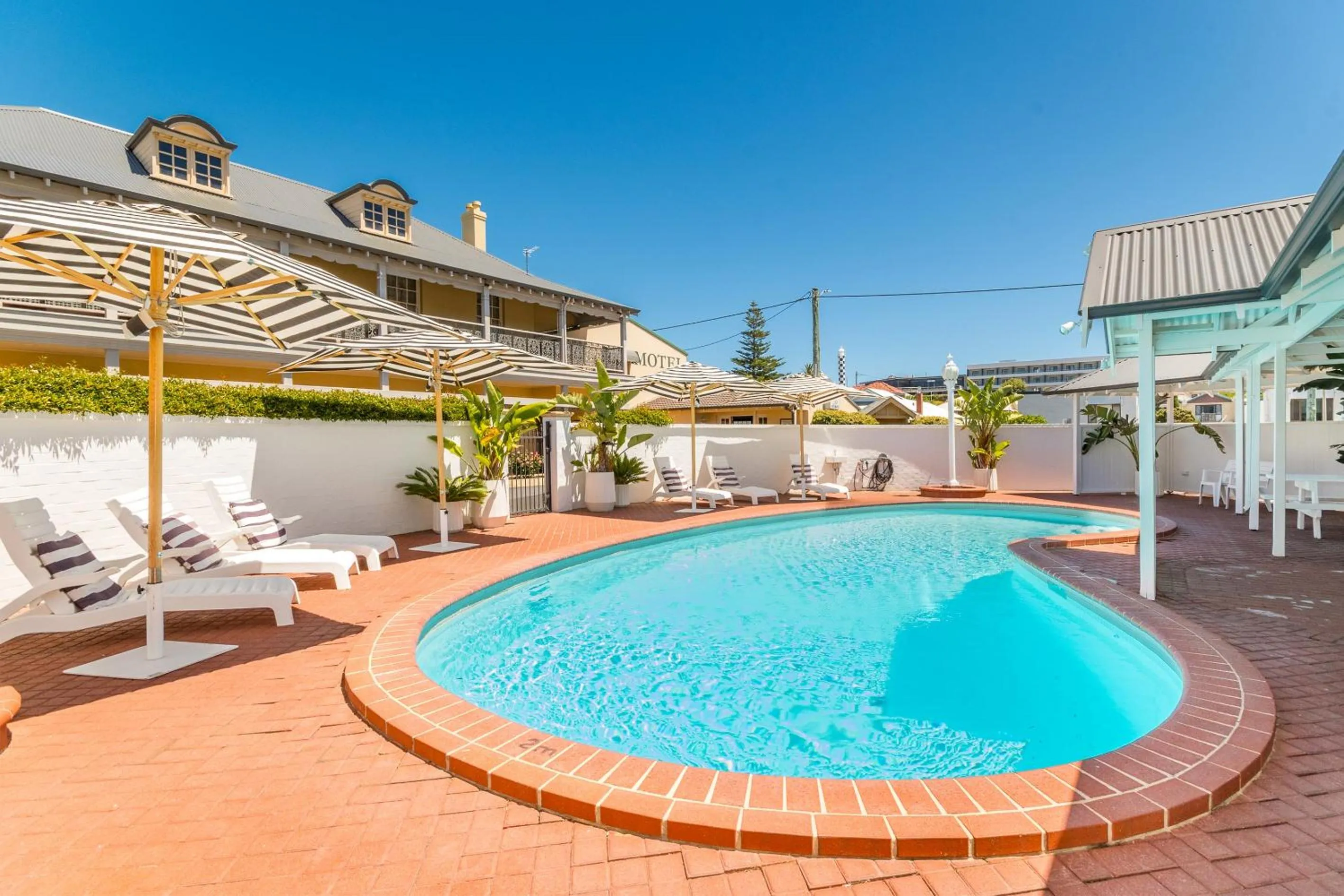 Swimming pool in The Clifton Motel