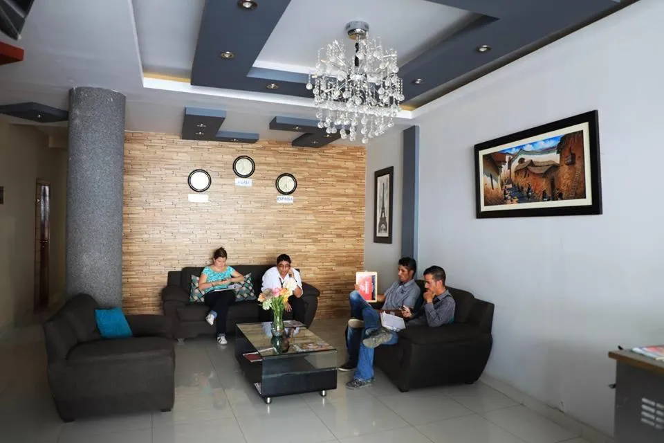 Lobby or reception in Hotel Vicente de la Vega