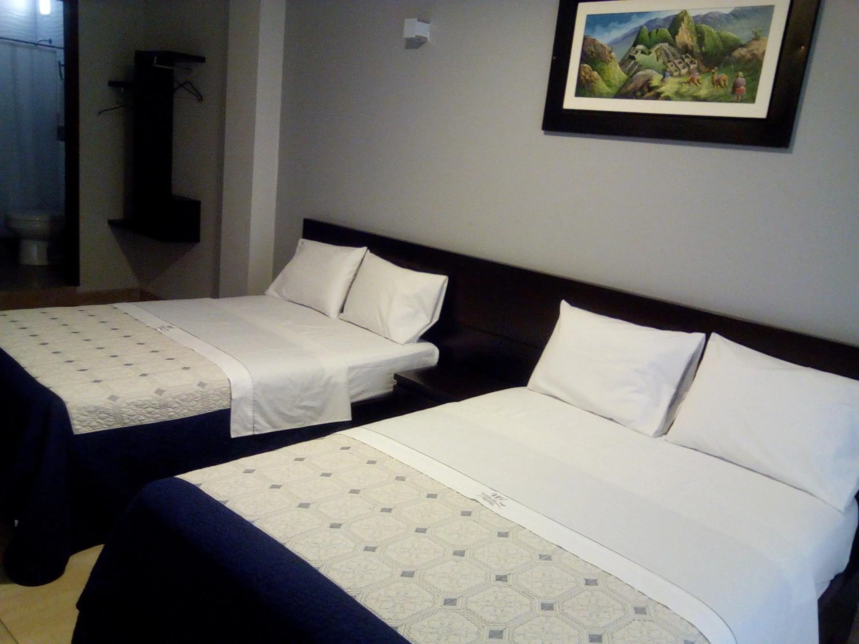 Bed in Hotel Vicente de la Vega