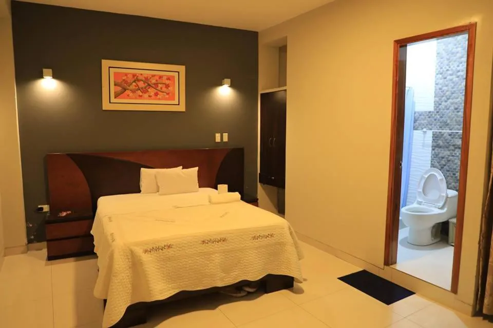 Bed in Hotel Vicente de la Vega