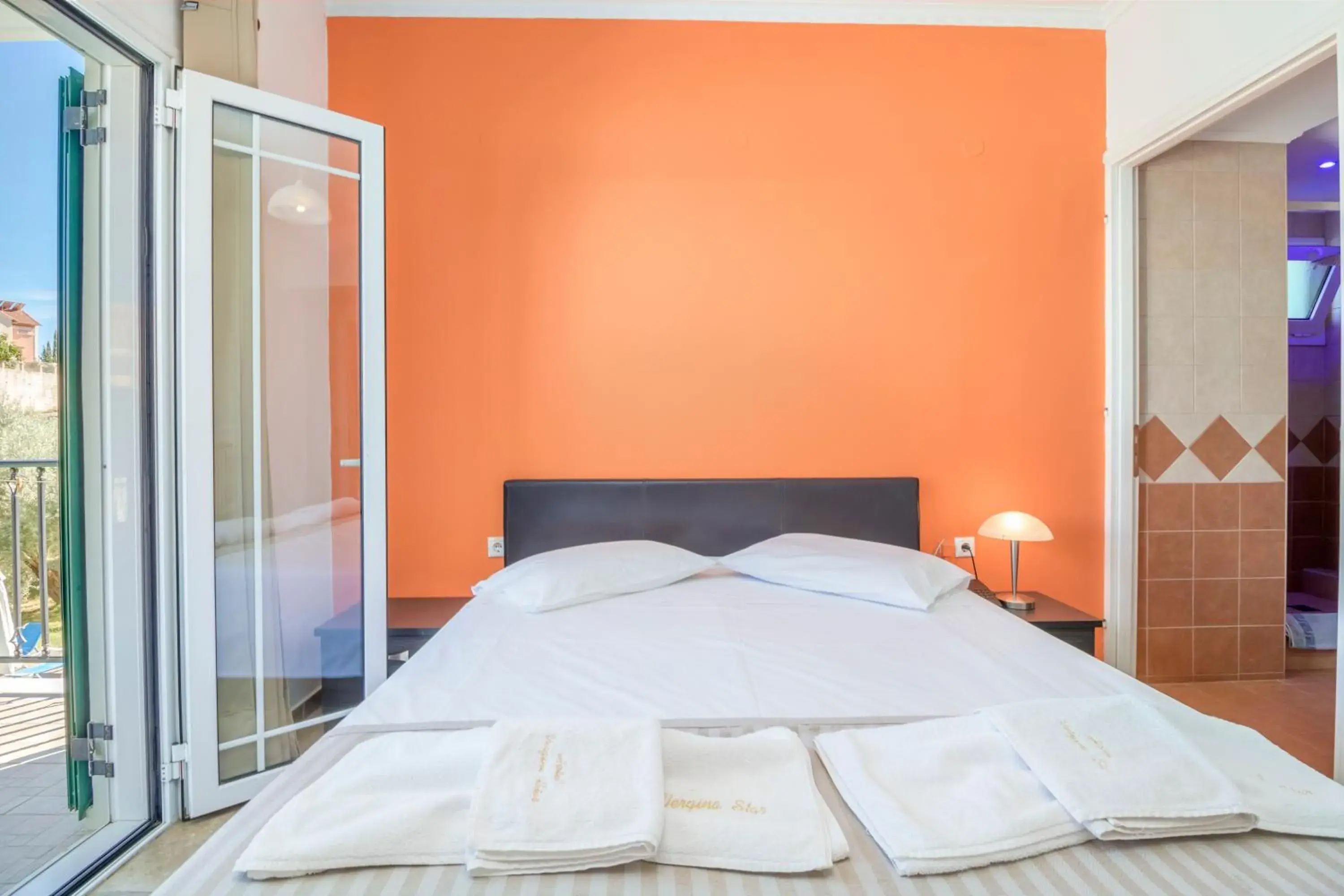 Bedroom, Bed in Vergina Star Hotel Bedroom, Bed in Vergina Star Hotel