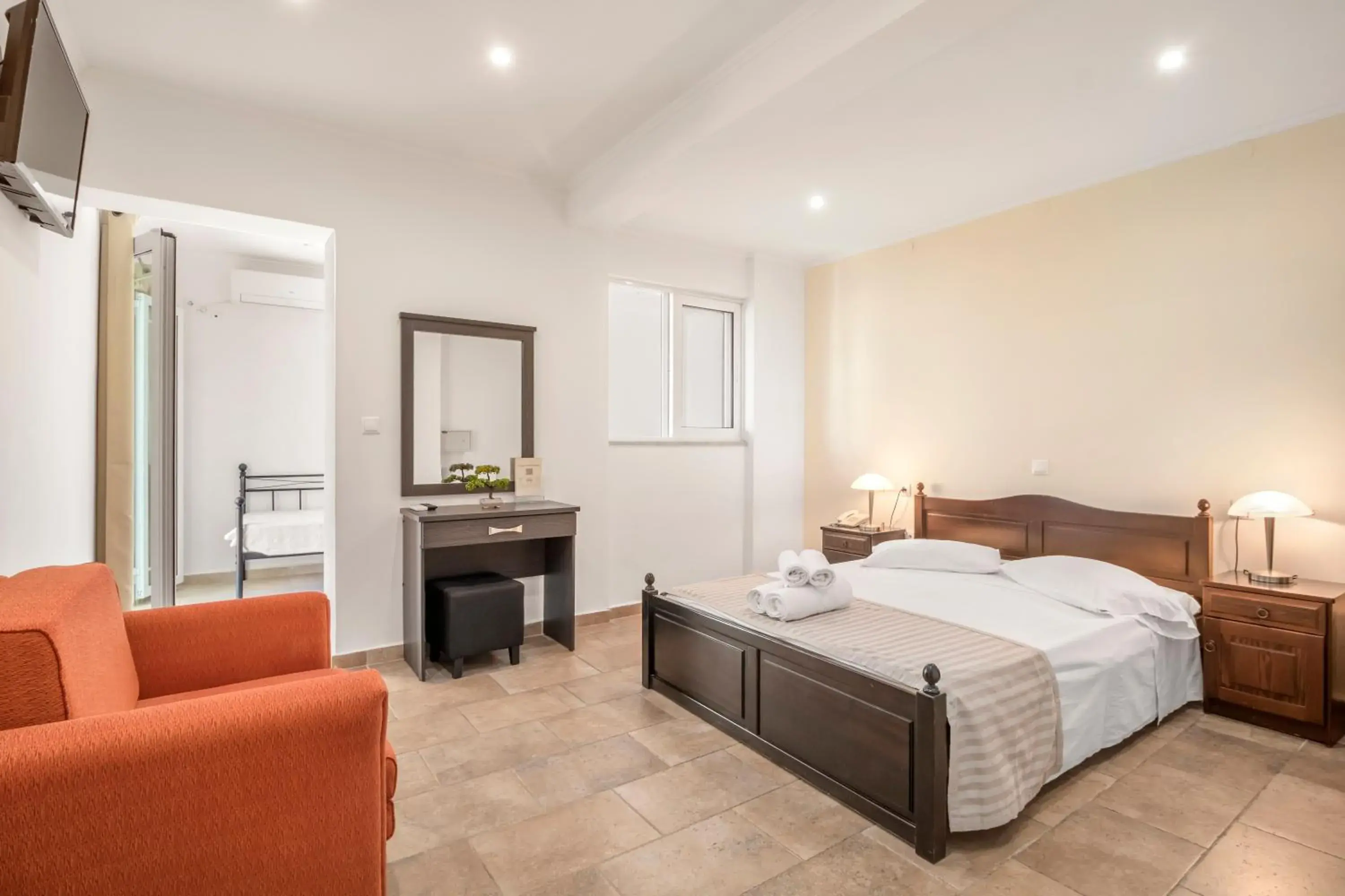 Bedroom, Bed in Vergina Star Hotel Bedroom, Bed in Vergina Star Hotel