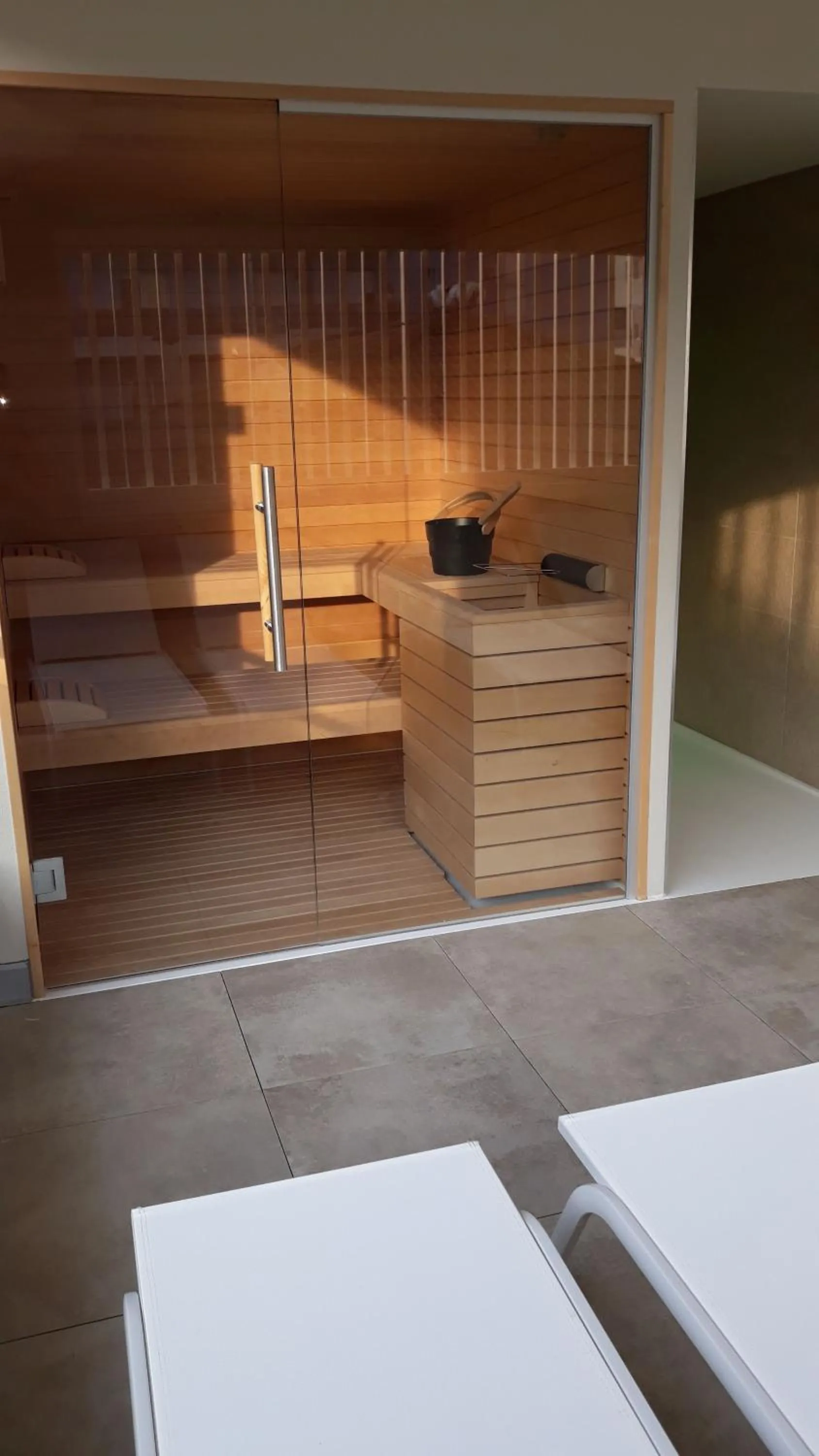 Sauna, Bed in Almalux Jesolo Wellness & Spa 3 stelle superior