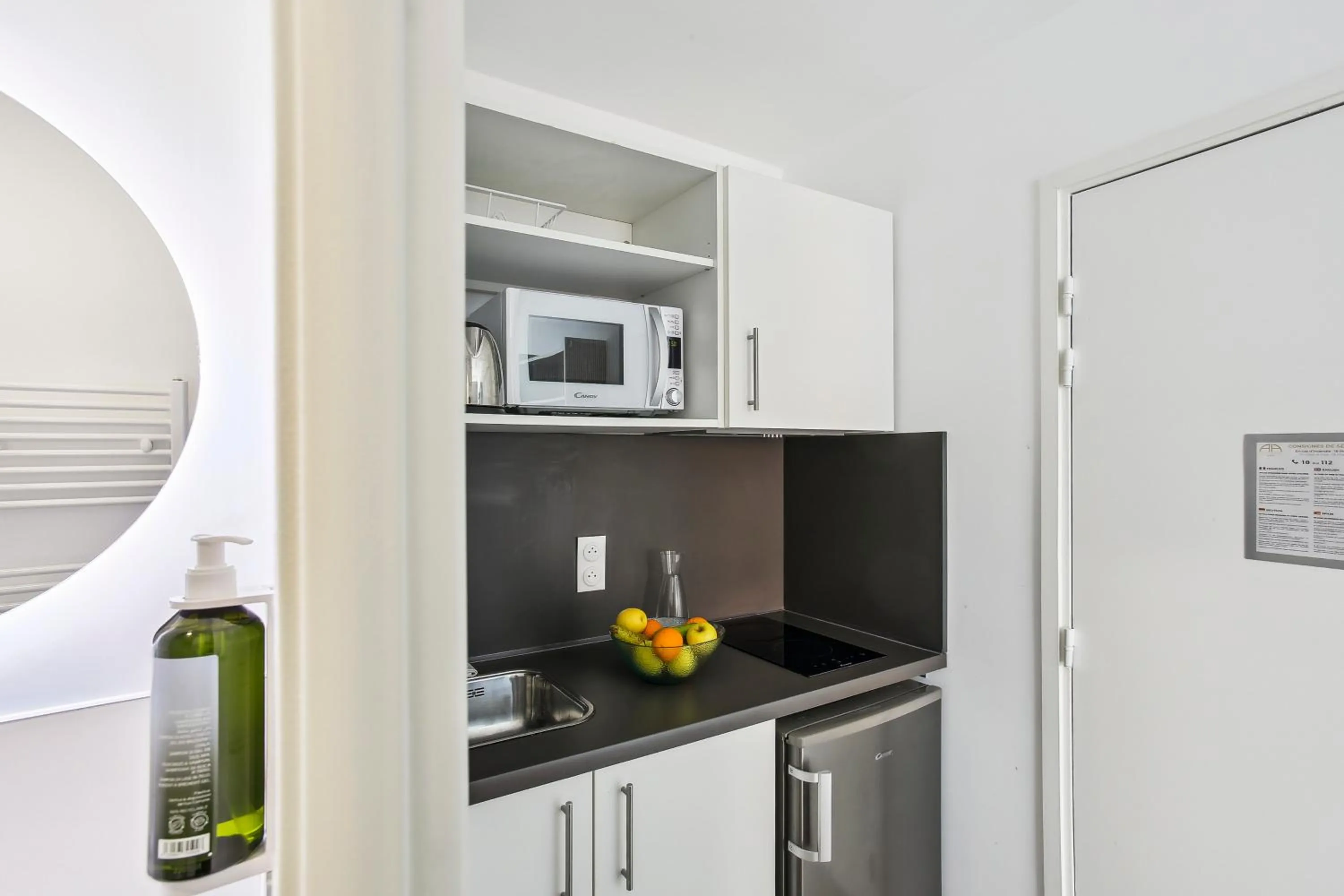 kitchen in All Suites Appart Hôtel - Dunkerque Centre