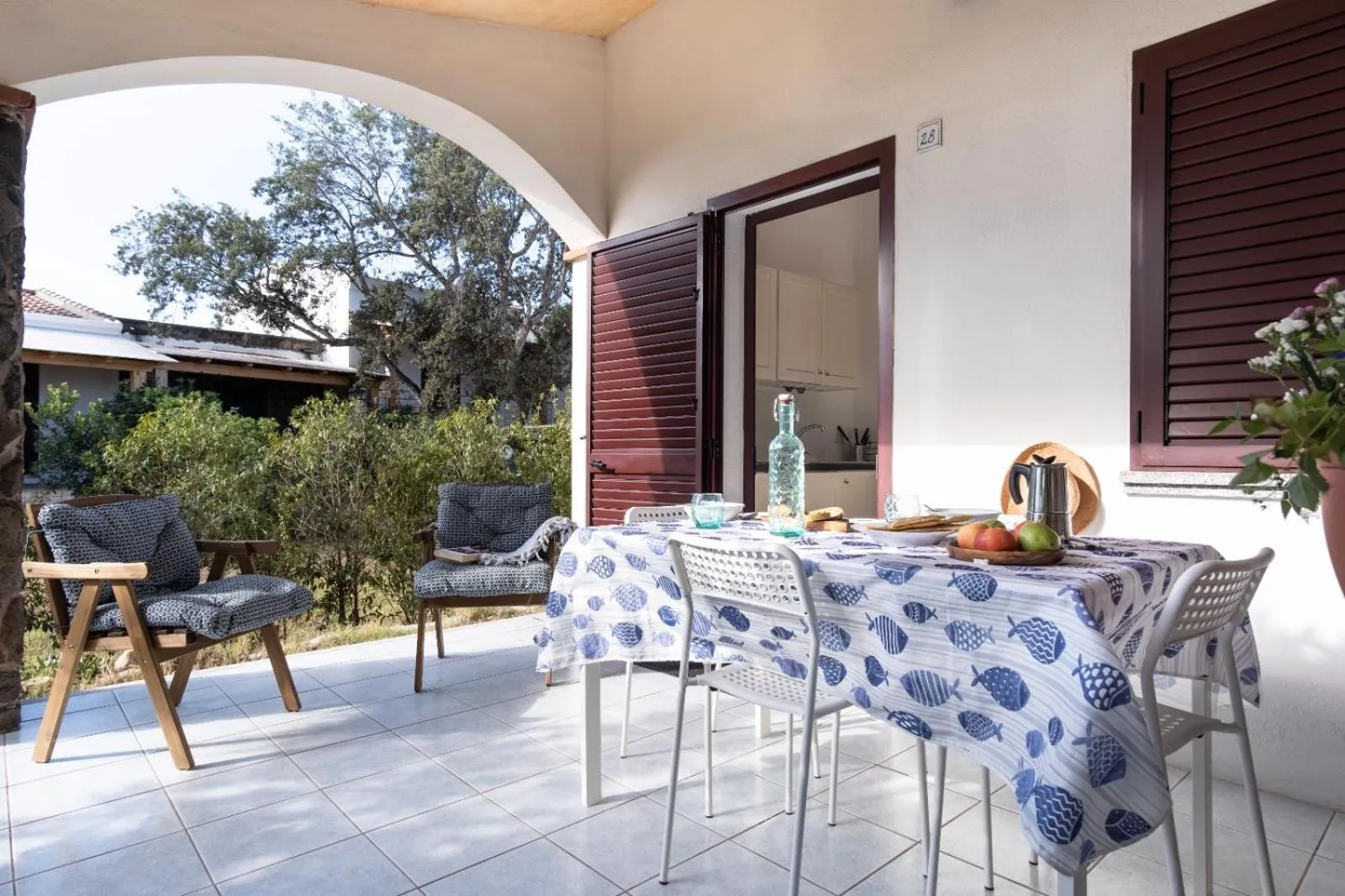 Balcony/Terrace in Residence Cort'e Accas