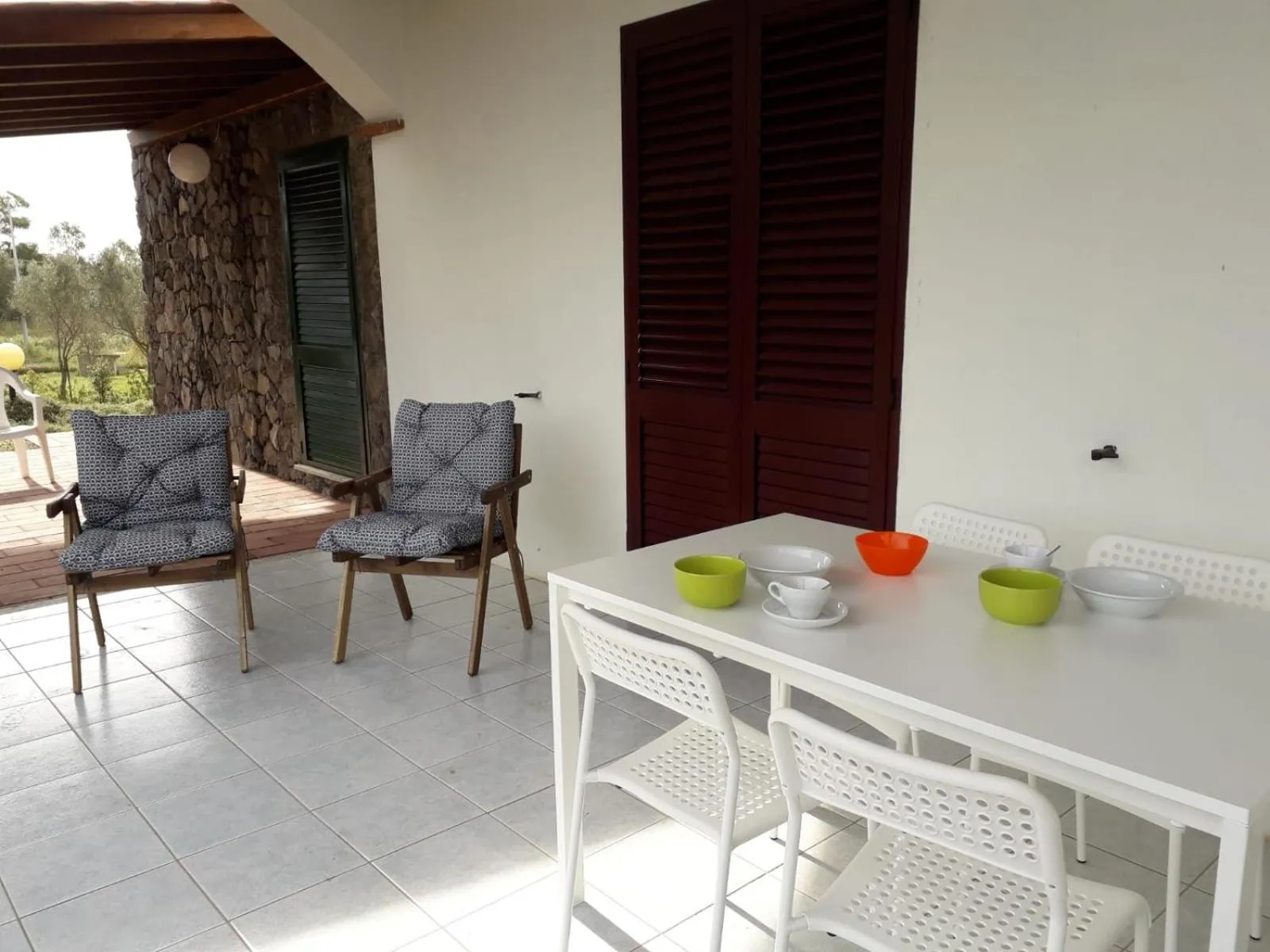 Balcony/Terrace in Residence Cort'e Accas