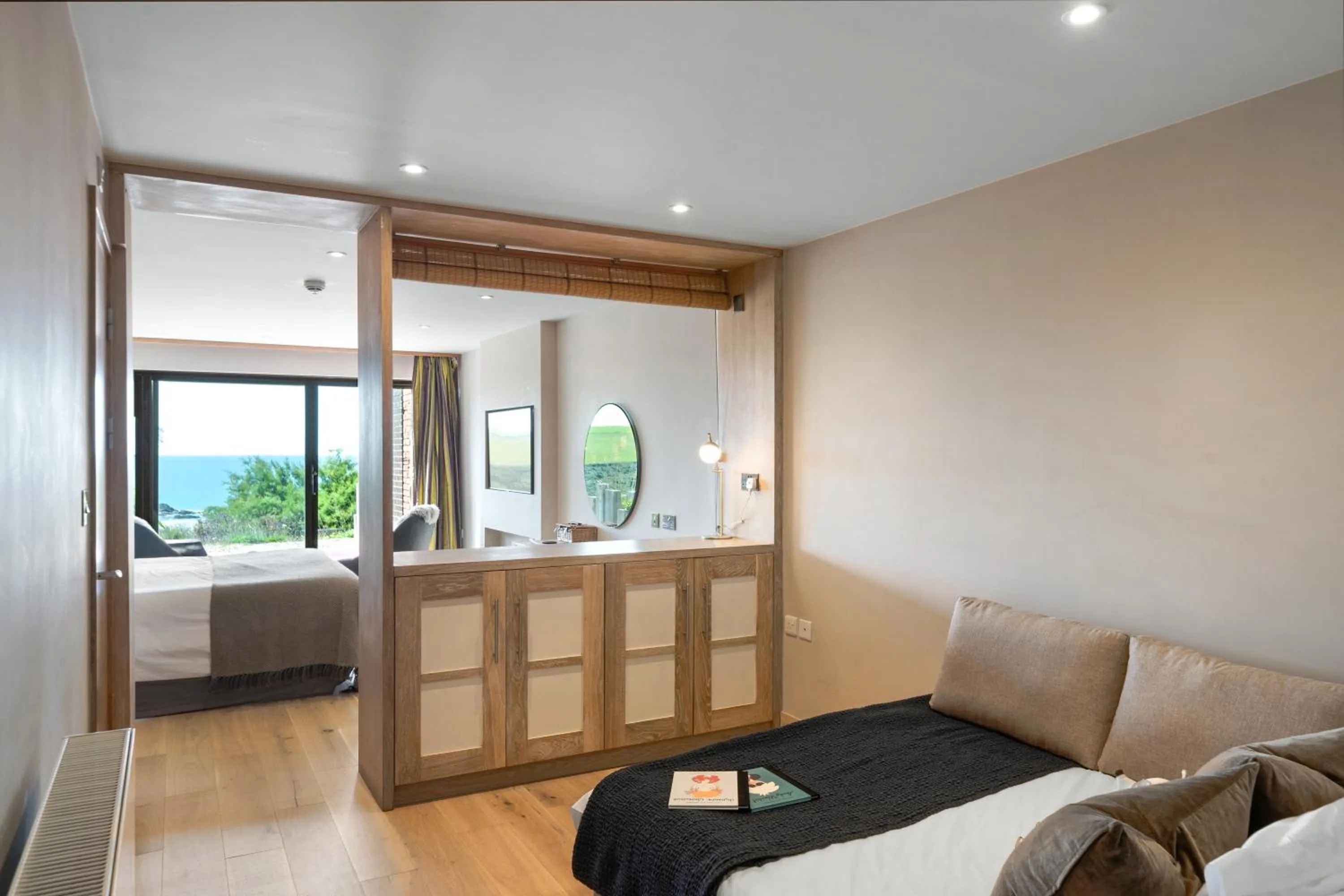 Bed in Bedruthan Hotel & Spa
