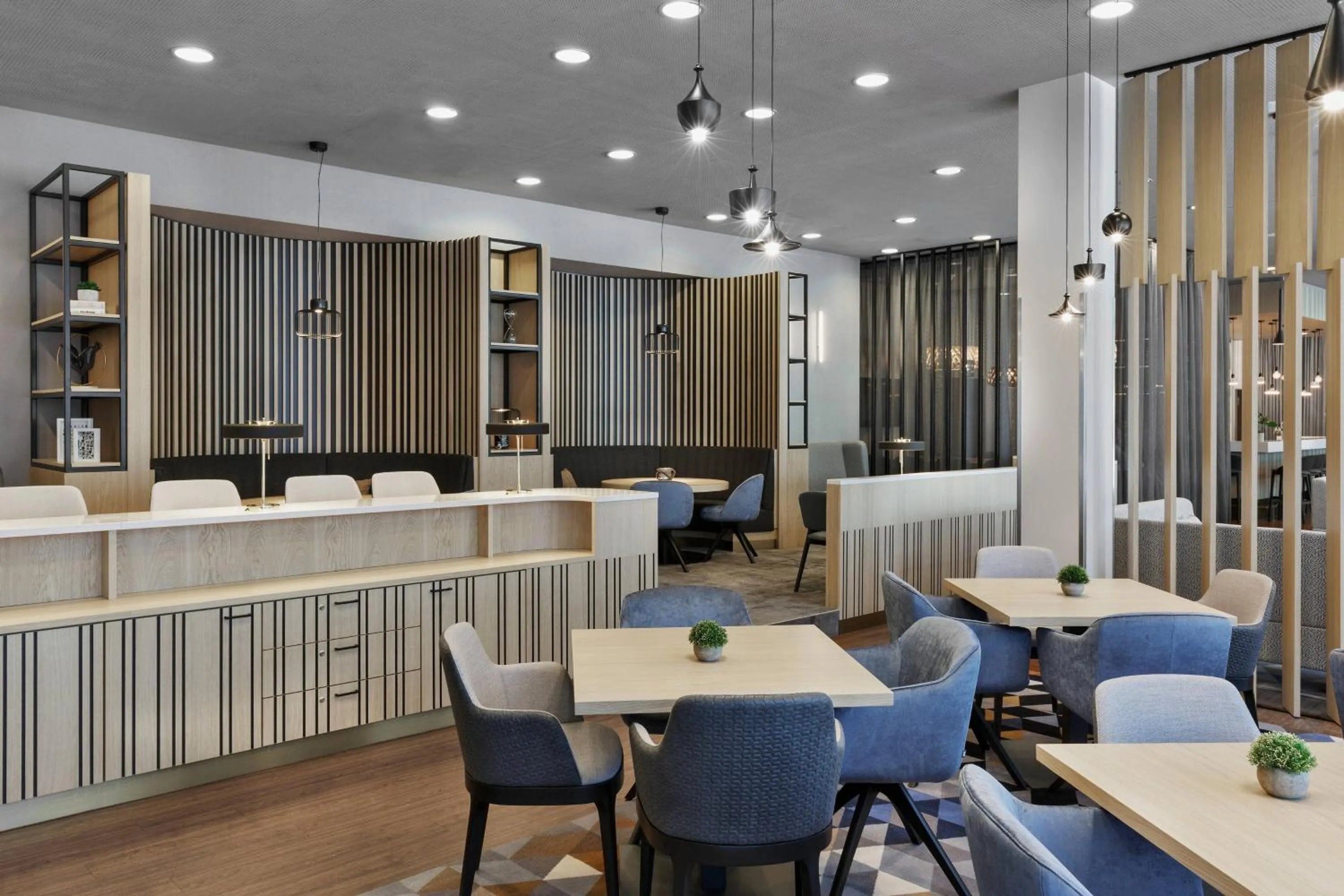 Lounge or bar in Courtyard by Marriott Munich City East