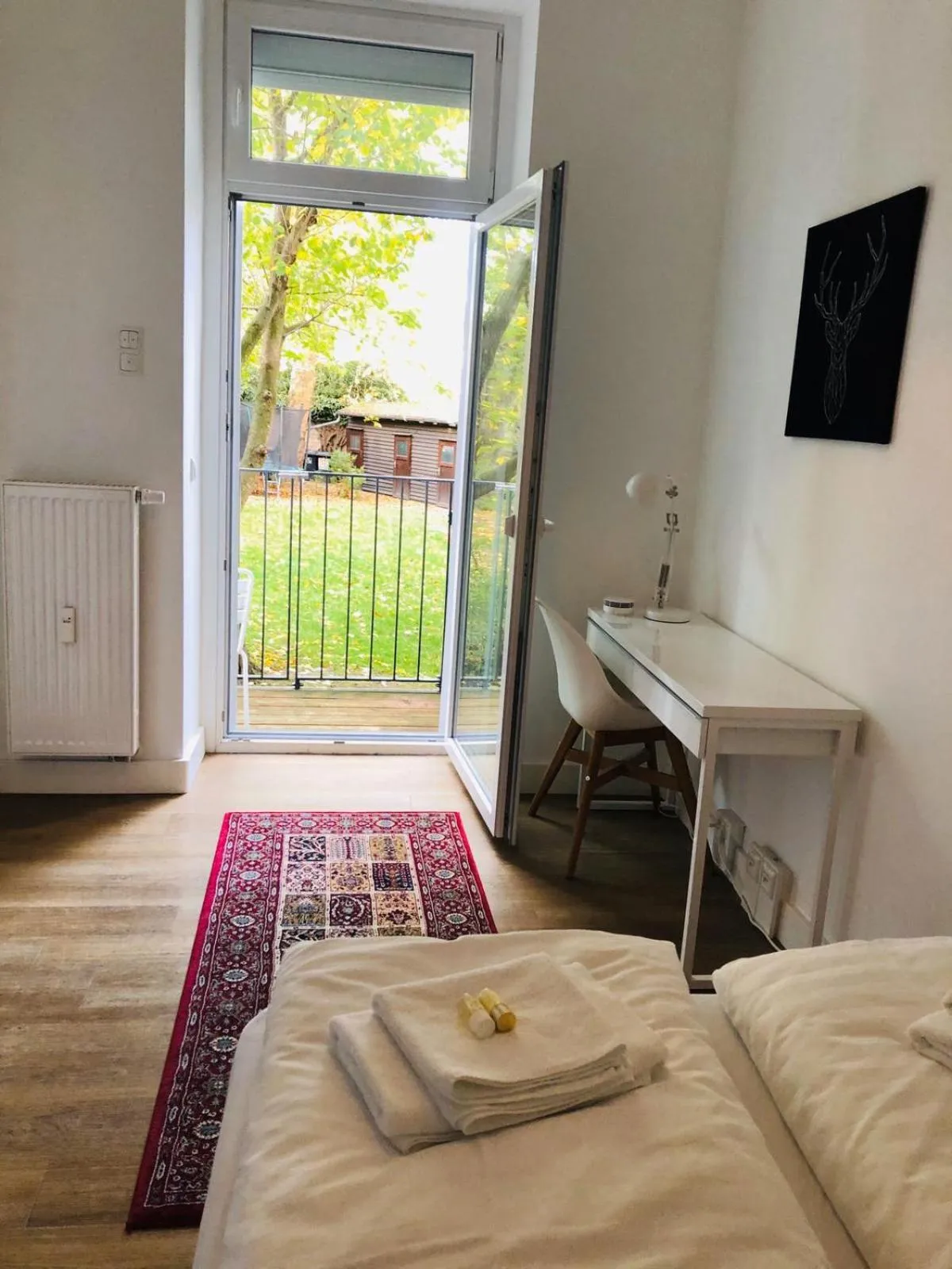 Bedroom in Jasper's Boutique Hotel