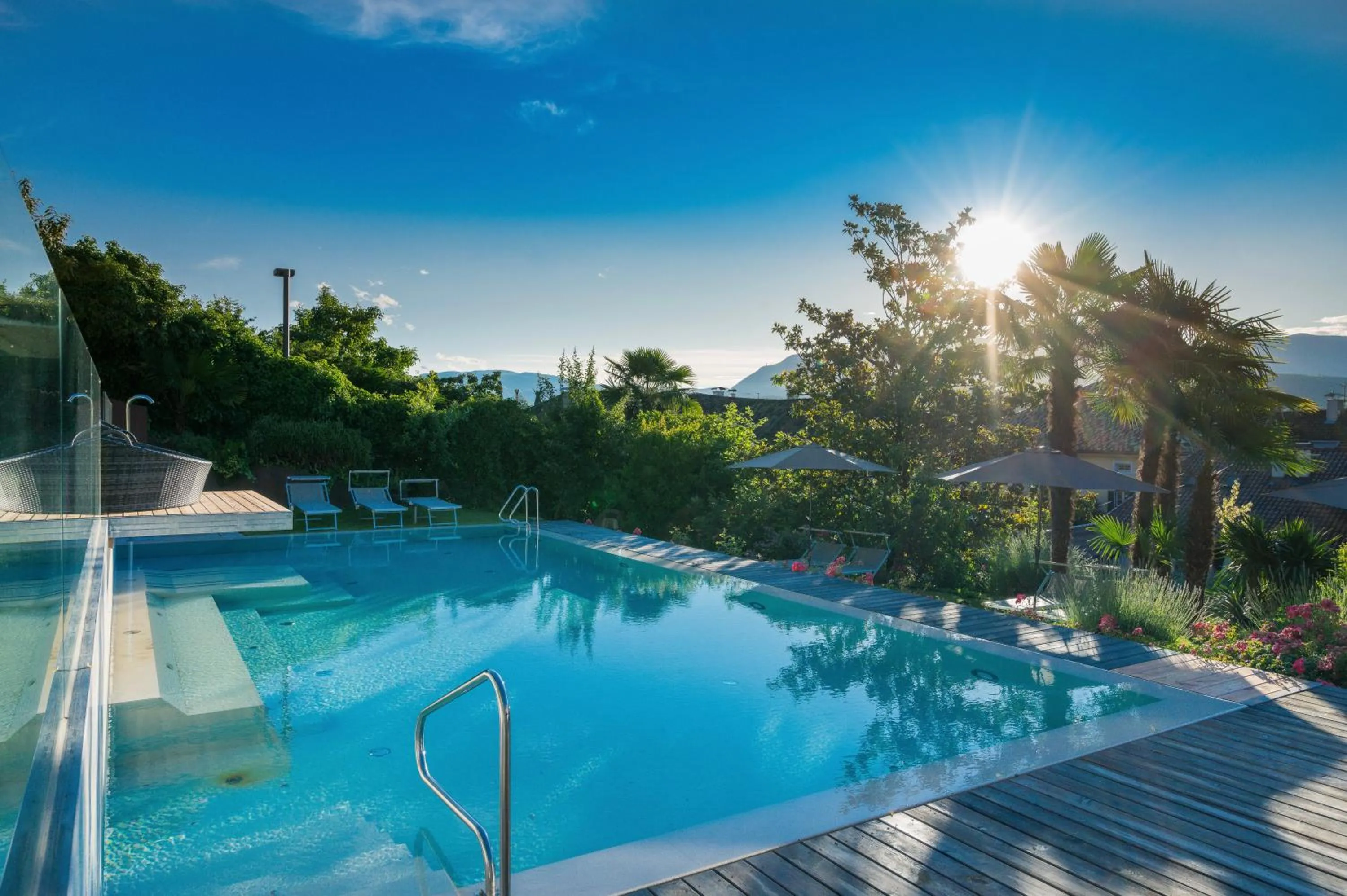 Swimming pool in Hotel Goldener Stern