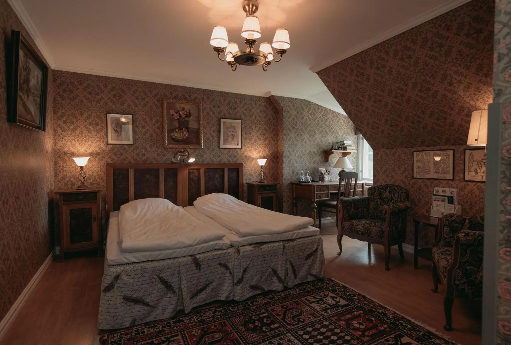 Photo of the whole room, Bed in Toftaholm Herrgård