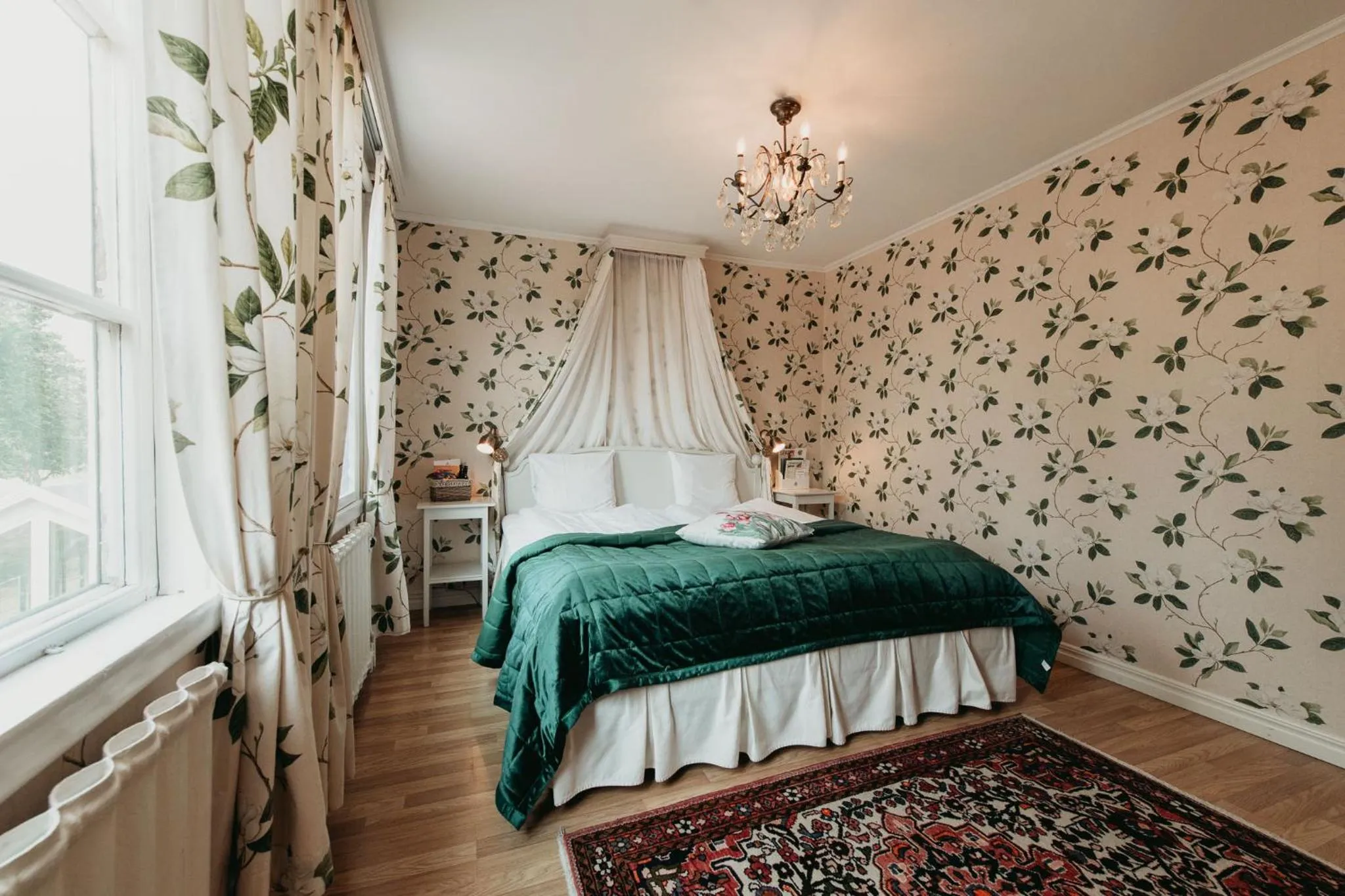 Photo of the whole room, Bed in Toftaholm Herrgård