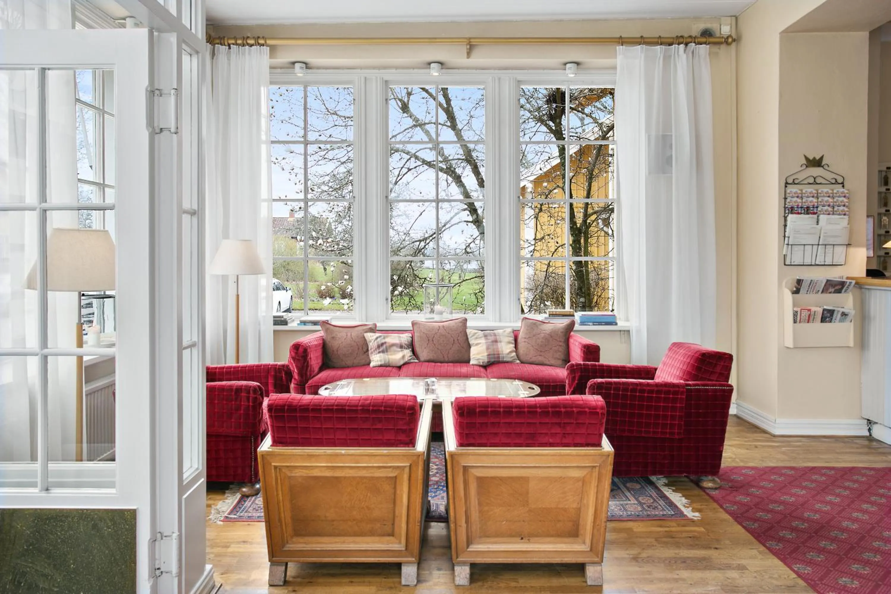 Seating area in Toftaholm Herrgård