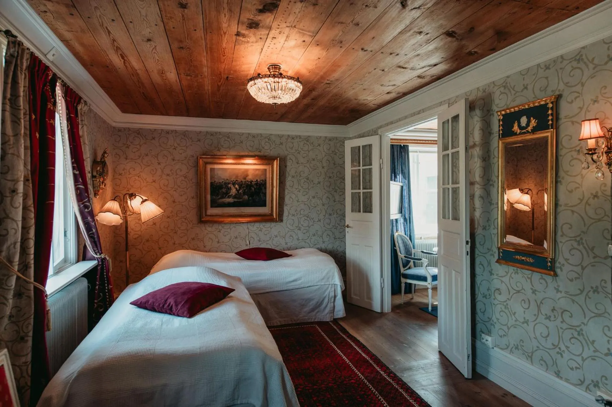 Photo of the whole room, Bed in Toftaholm Herrgård