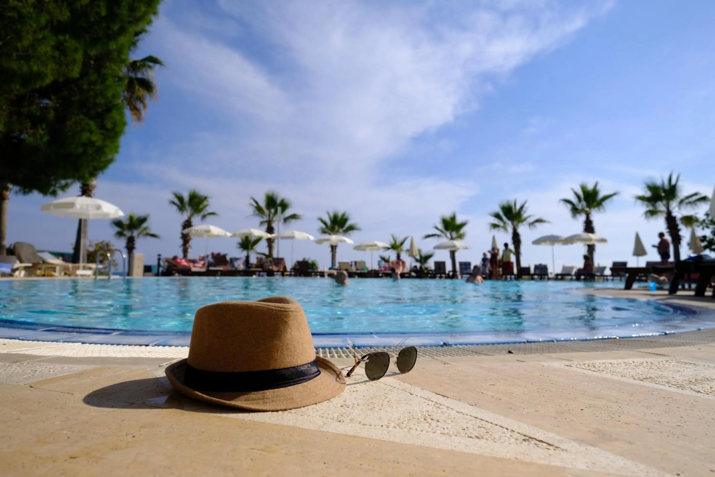 Pool view in Anitas Hotel