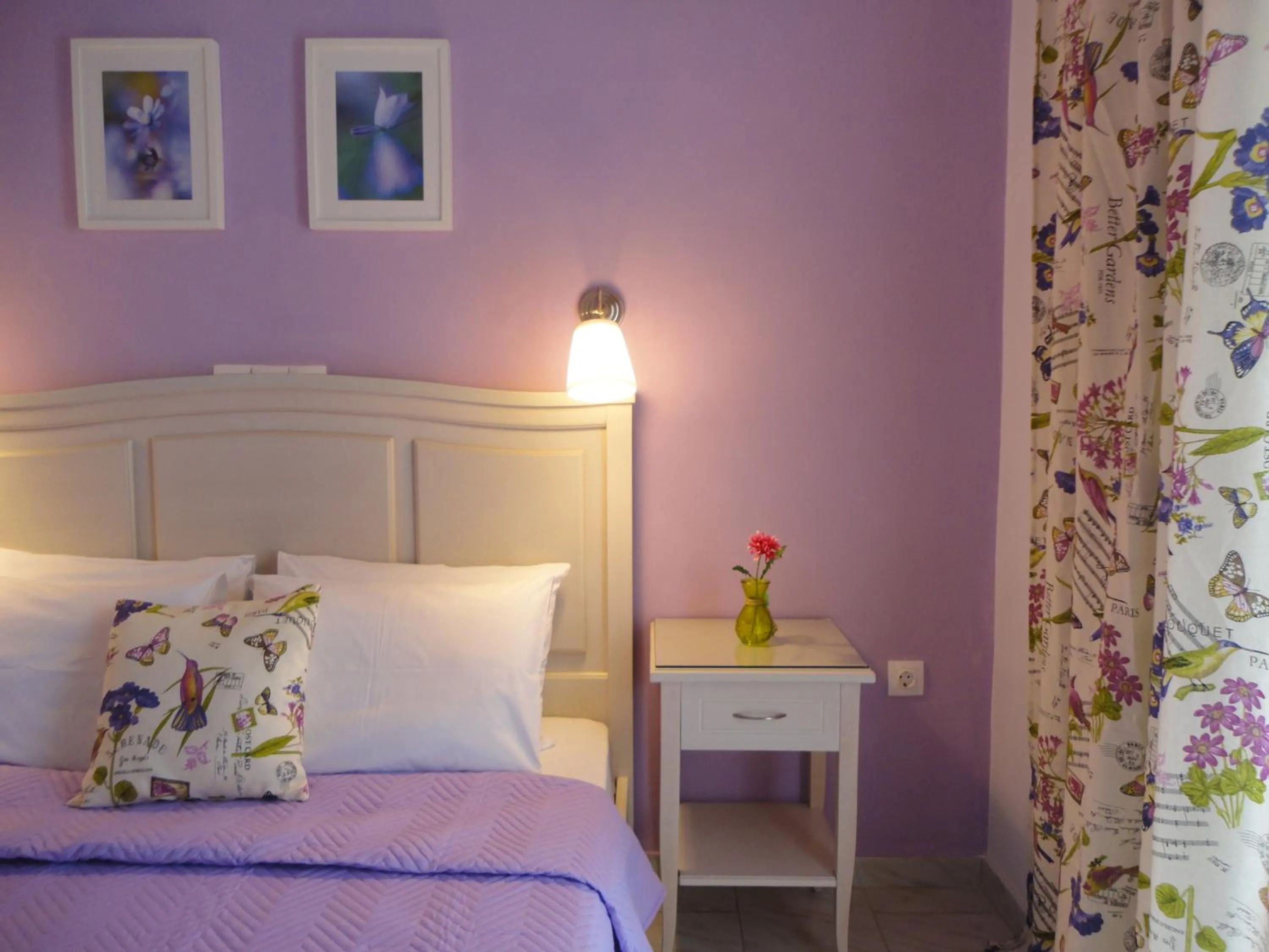 Bed in Mirto Beach Hotel & Restaurant