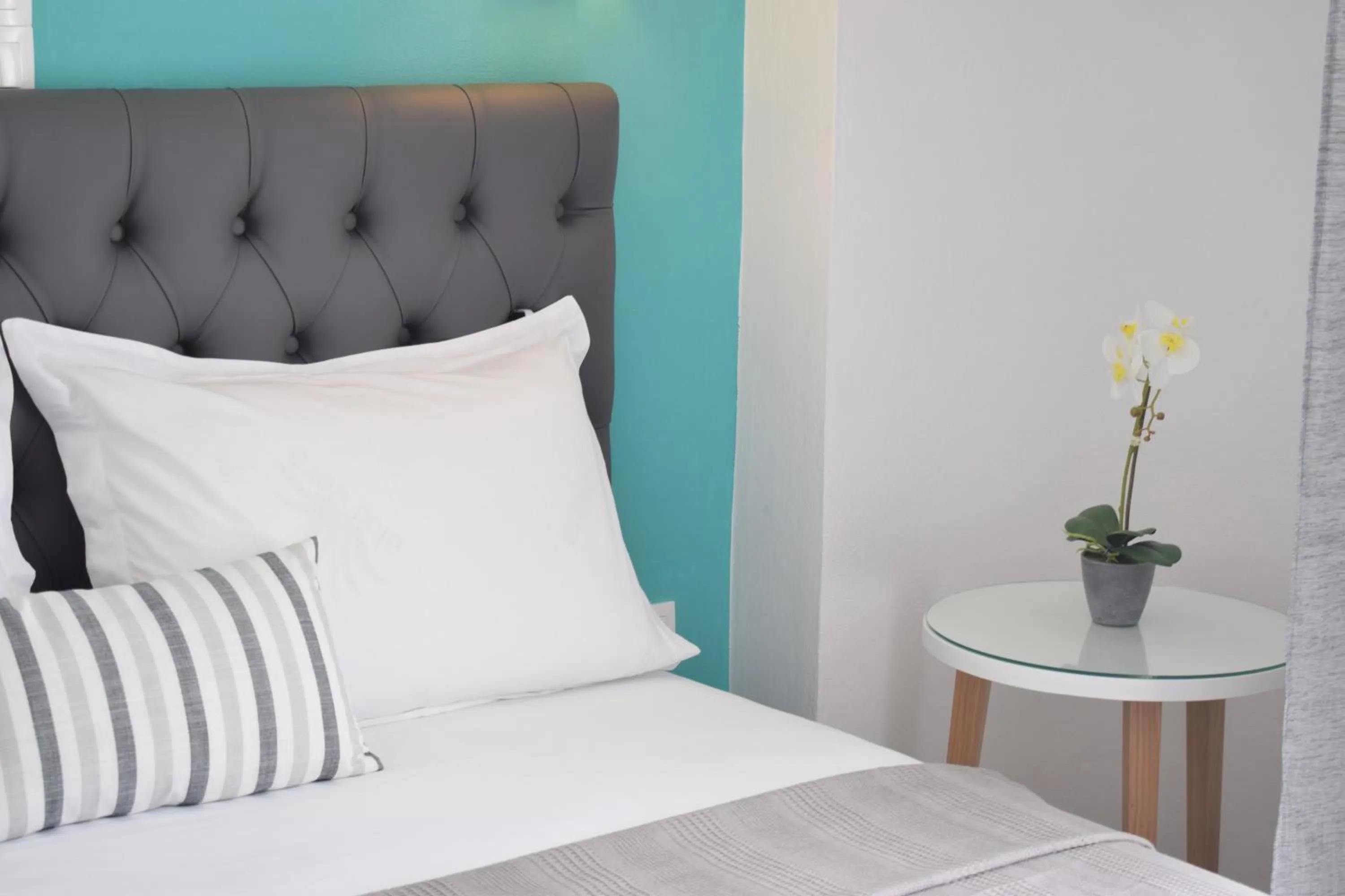 Bed in Mirto Beach Hotel & Restaurant