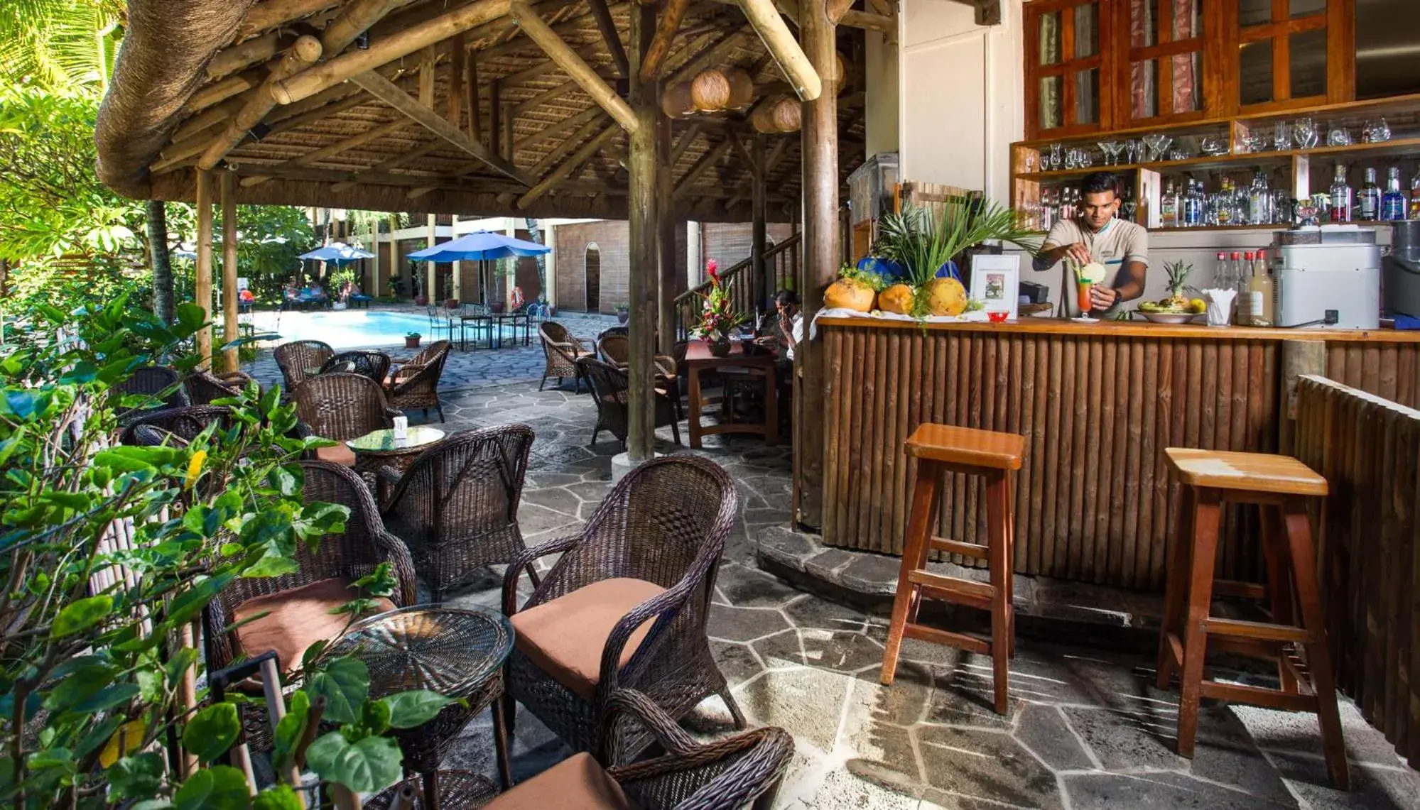 Lounge or bar in Le Palmiste Resort & Spa Lounge or bar in Le Palmiste Resort & Spa