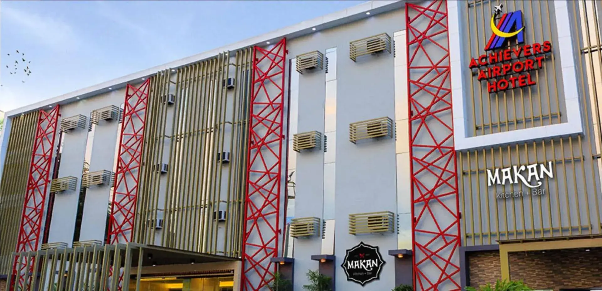 Property building in Achievers Airport Hotel Property building in Achievers Airport Hotel