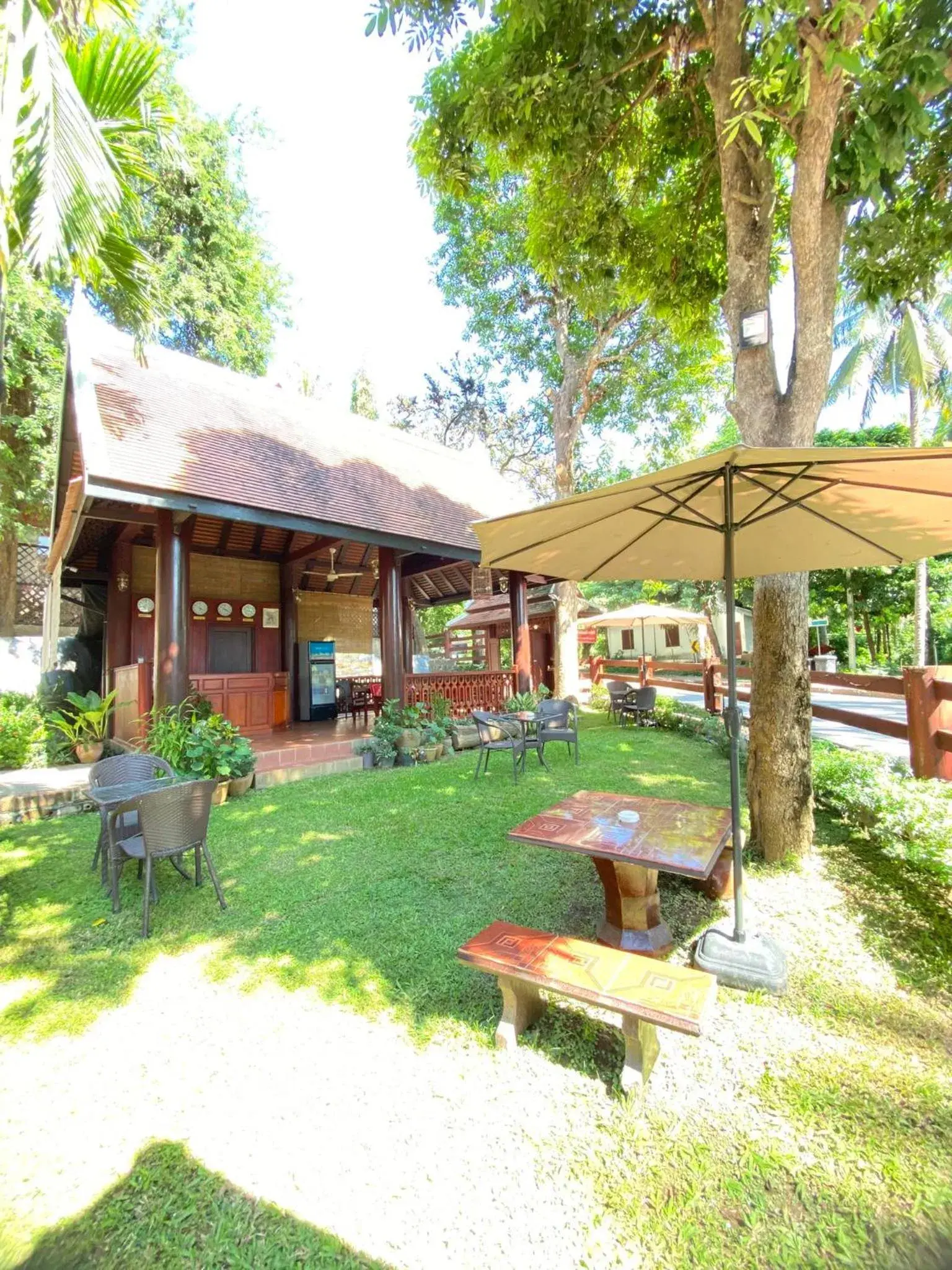 Patio in Luang Prabang Sirikili Villa River View Patio in Luang Prabang Sirikili Villa River View