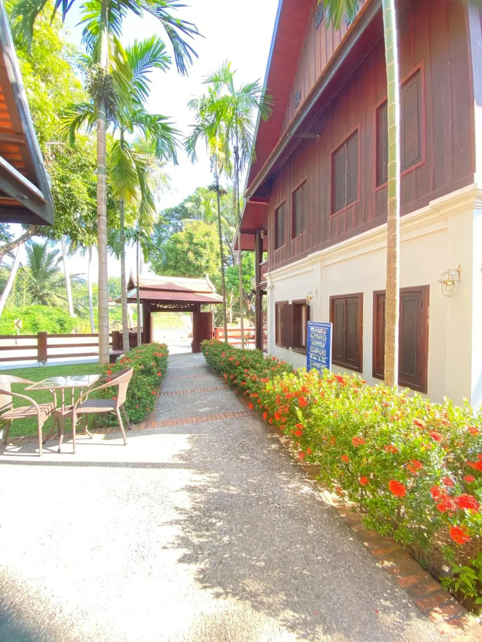 Patio in Luang Prabang Sirikili Villa River View Patio in Luang Prabang Sirikili Villa River View