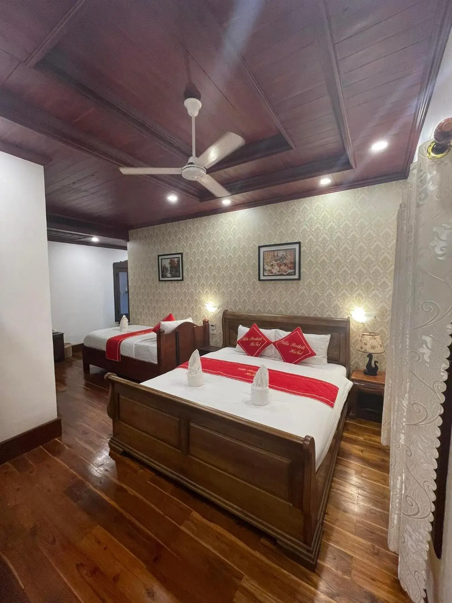 Bedroom, Bed in Luang Prabang Sirikili Villa River View Bedroom, Bed in Luang Prabang Sirikili Villa River View