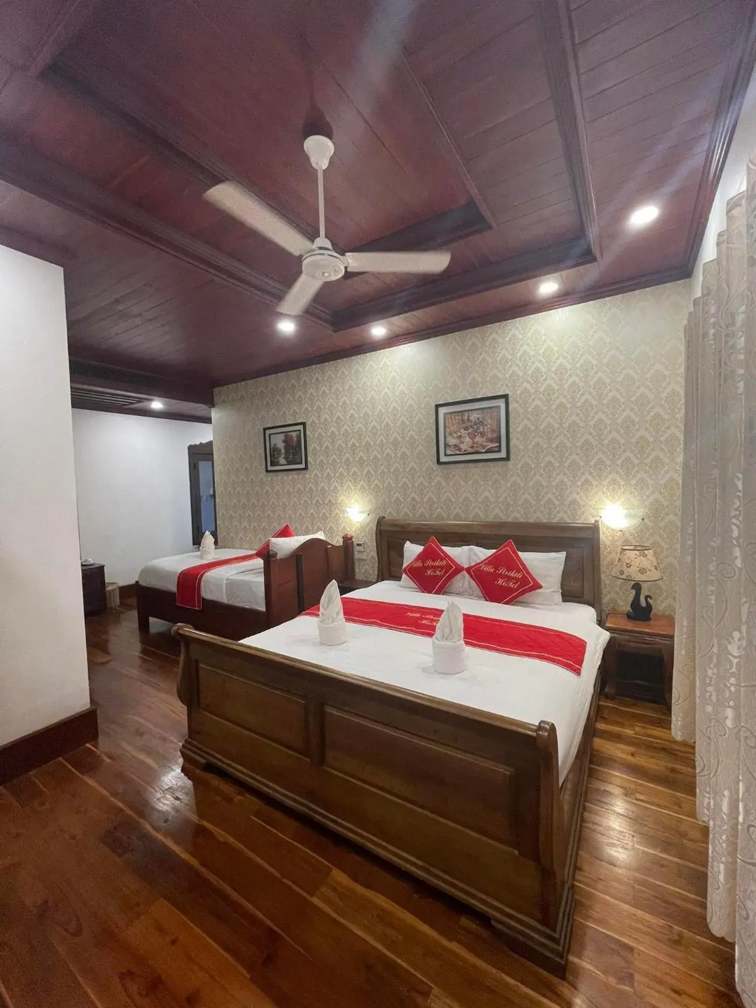 Photo of the whole room, Bed in Luang Prabang Sirikili Villa River View Photo of the whole room, Bed in Luang Prabang Sirikili Villa River View