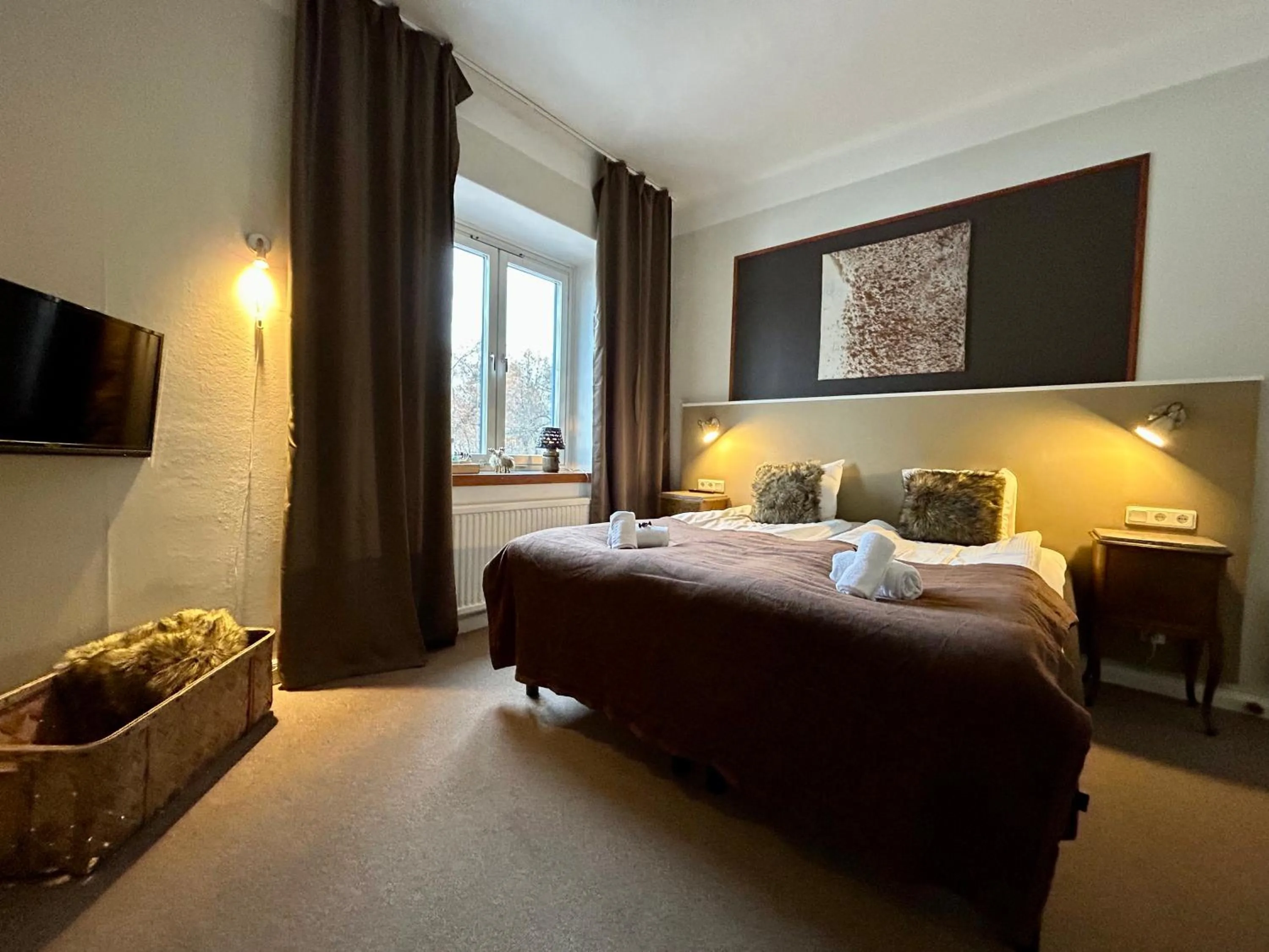 Bed in Kungshaga Hotell