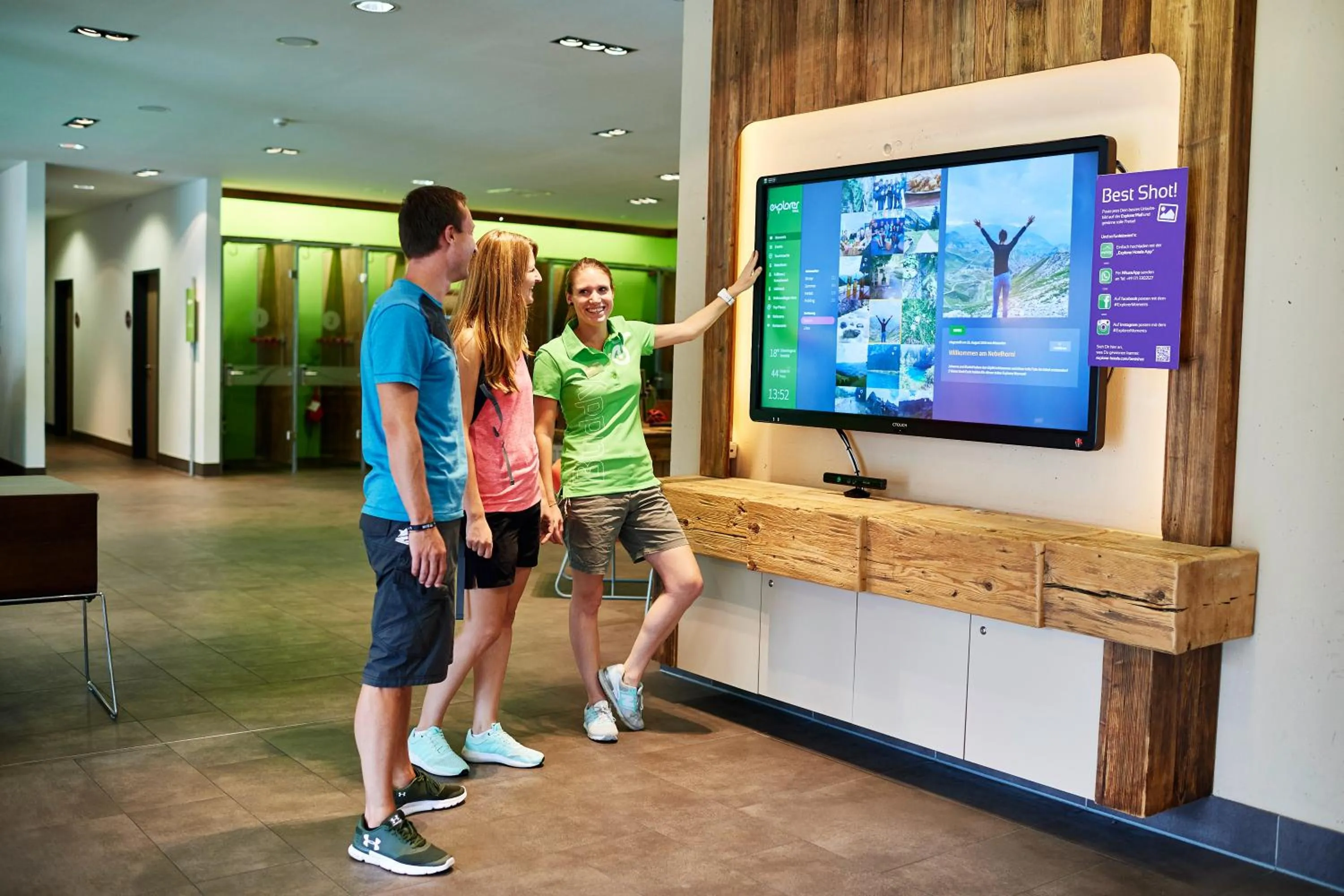 Lobby or reception in Explorer Hotel Montafon