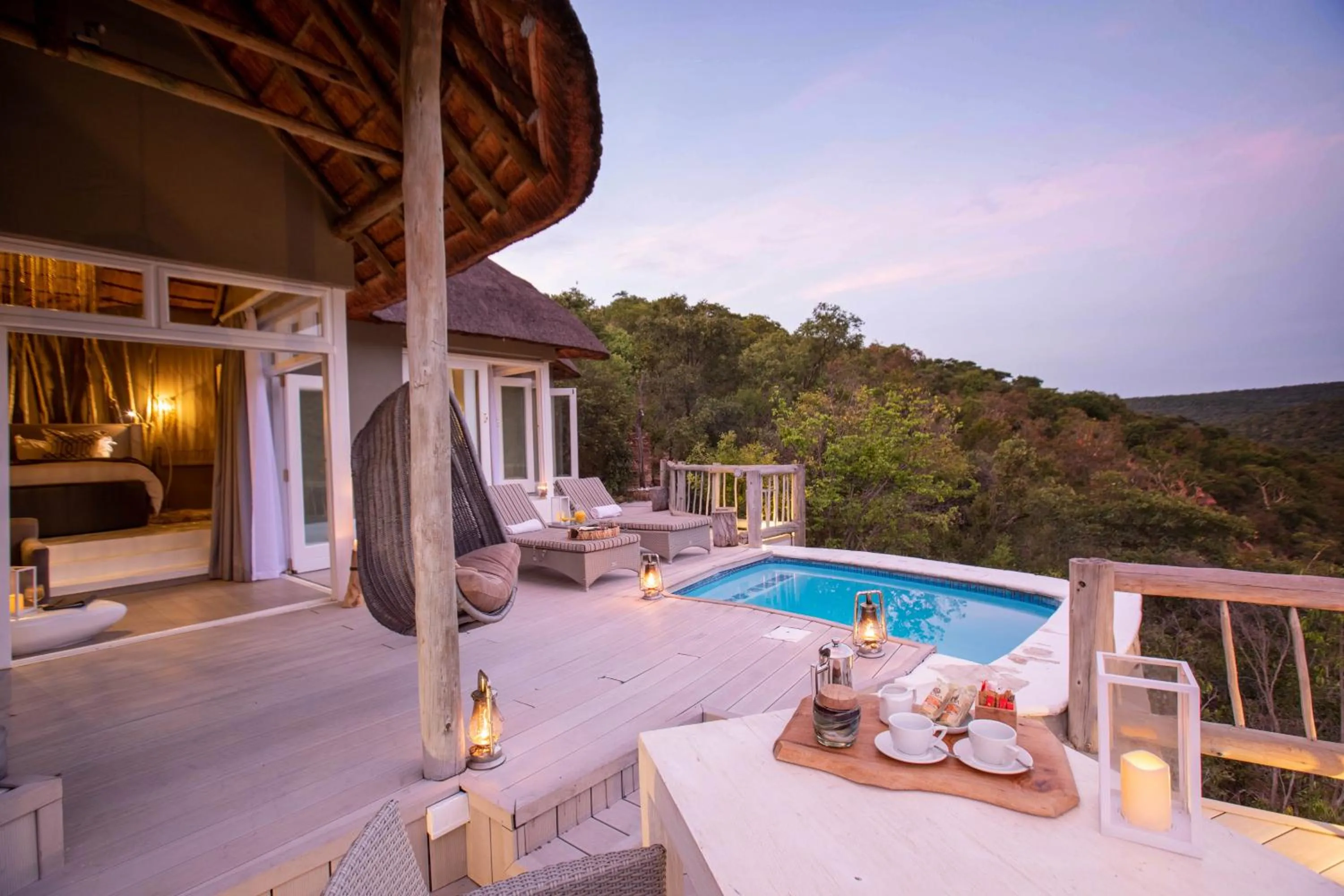 Bedroom in Clifftop Exclusive Safari Hideaway