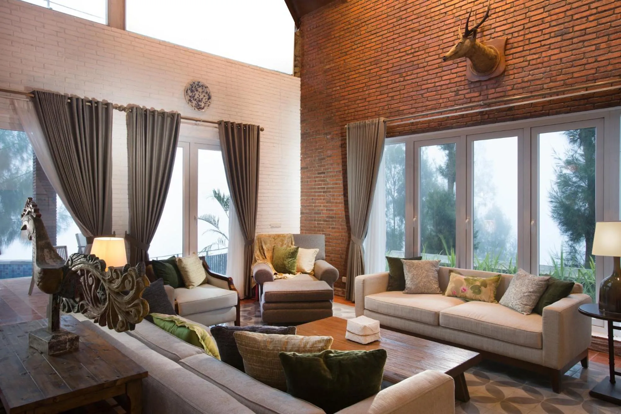 Living room in Plataran Bromo
