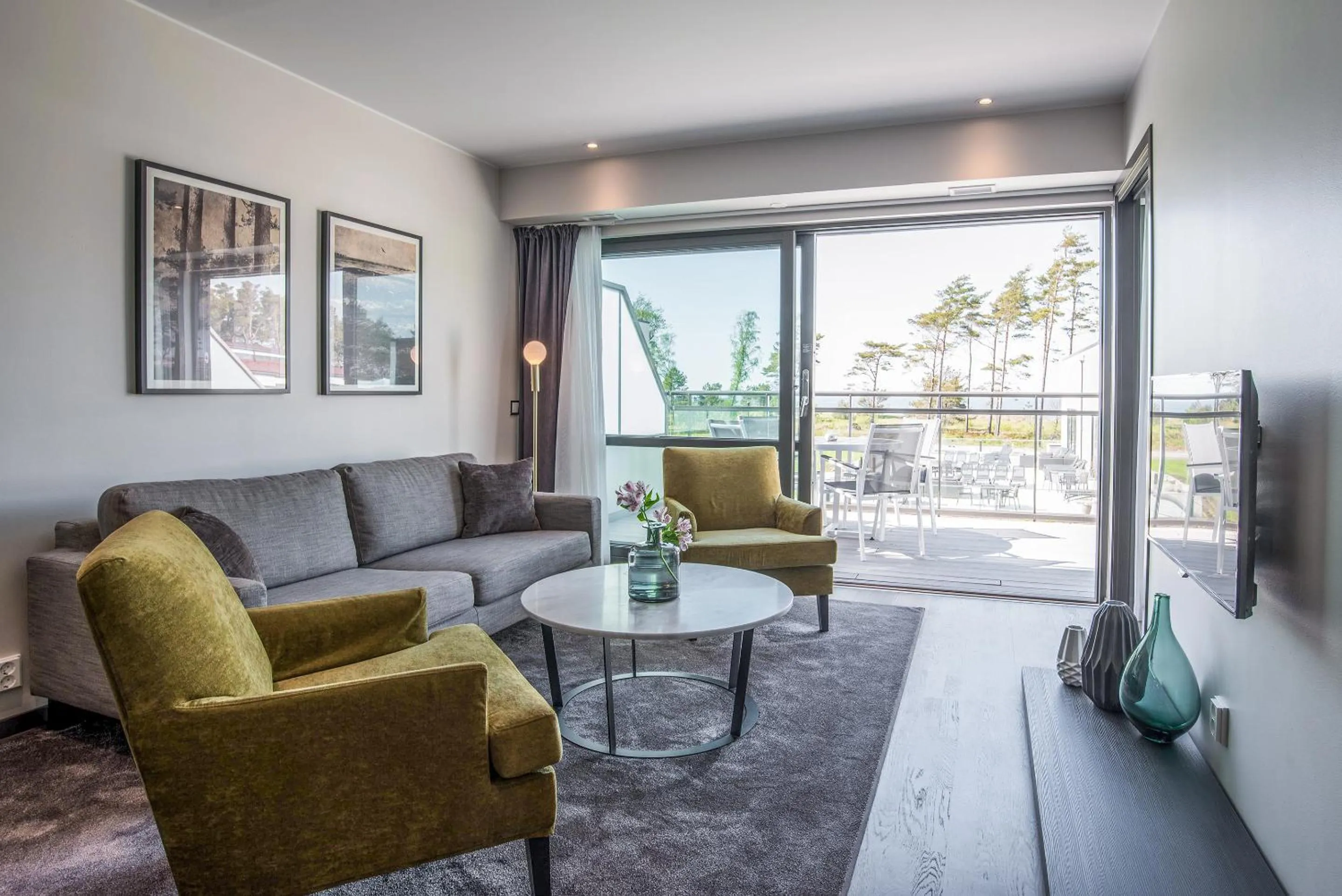 Living room in Hotel Riviera Strand