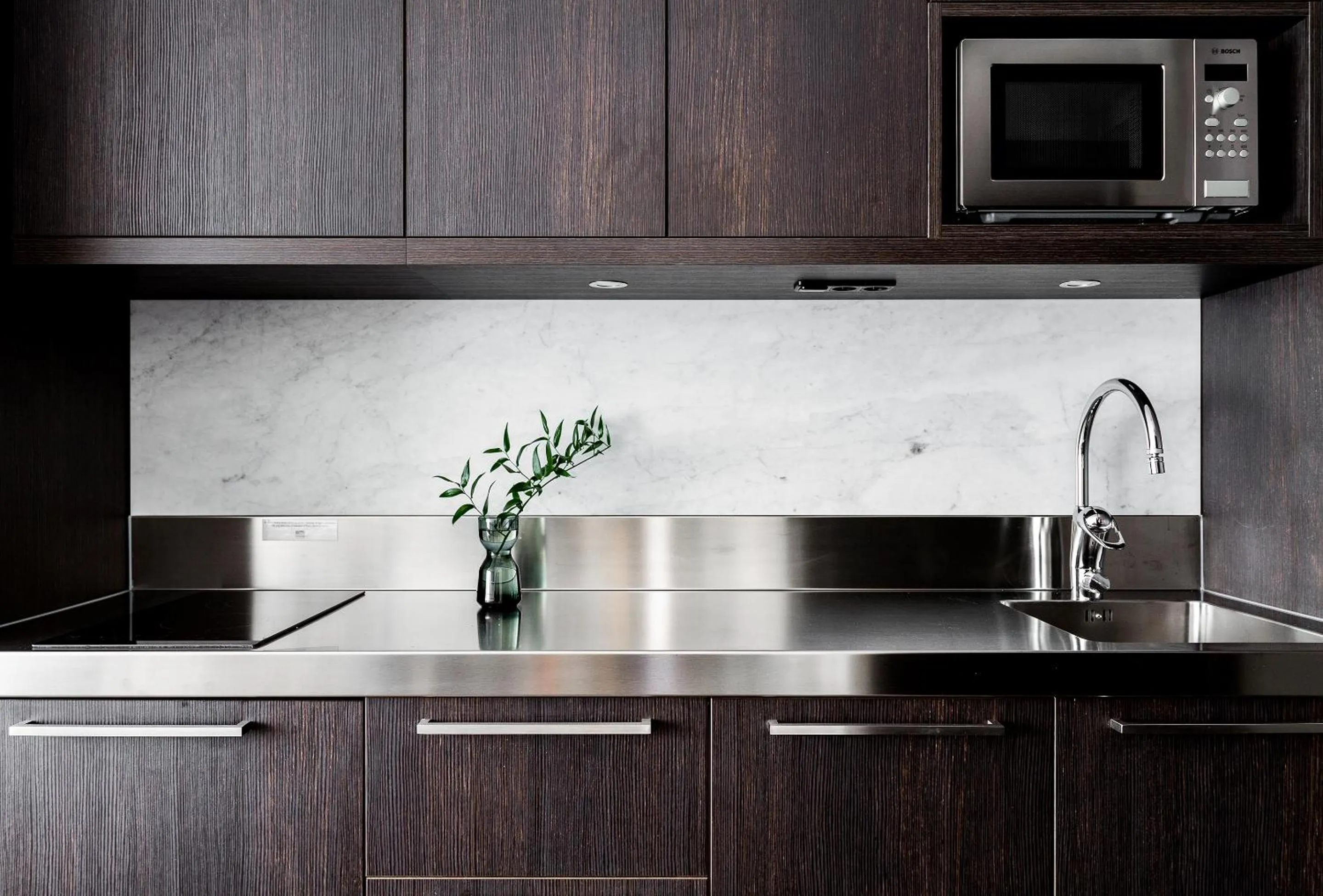 Kitchen or kitchenette in Hotel Riviera Strand