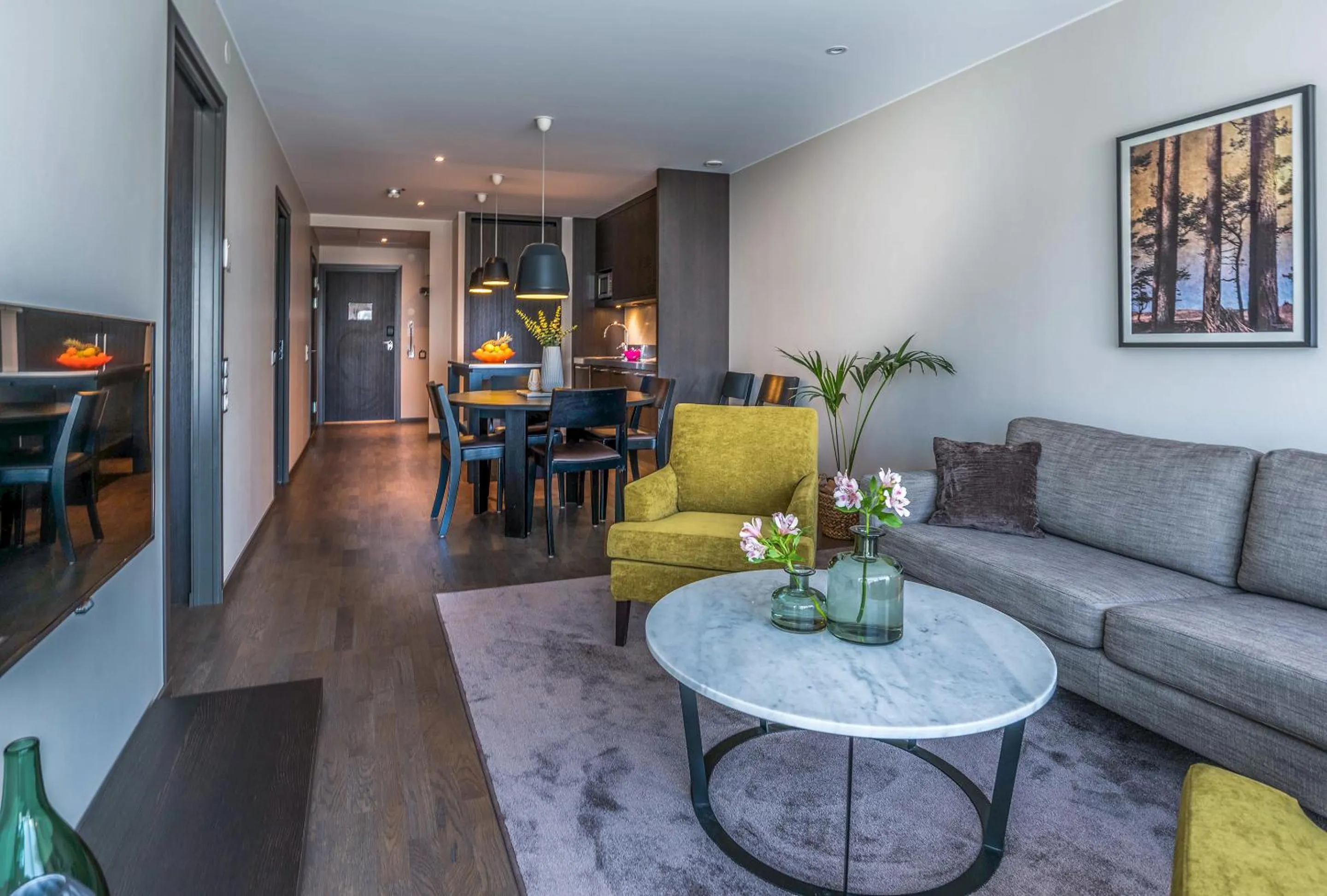 Living room in Hotel Riviera Strand