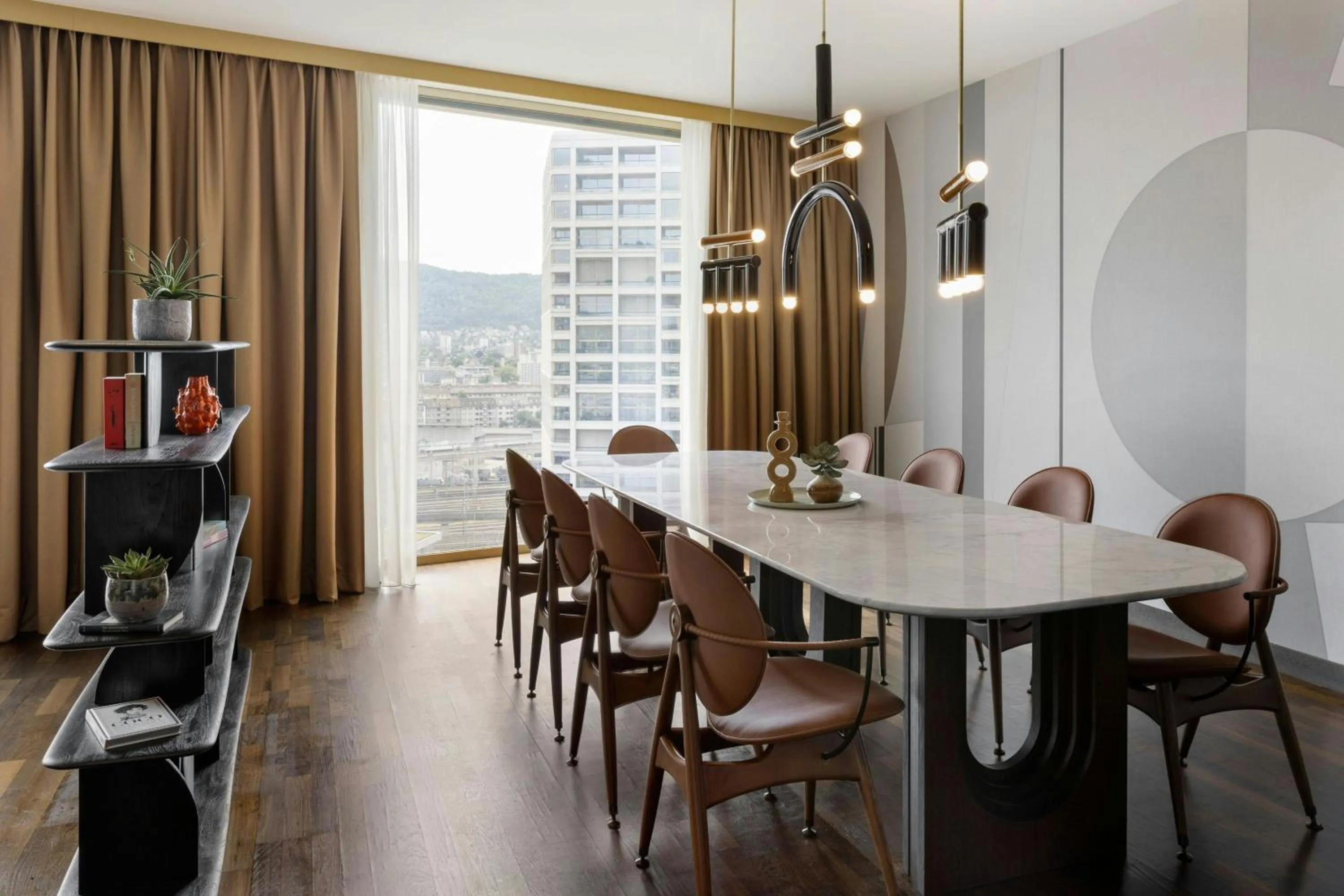 Photo of the whole room in Renaissance Zurich Tower Hotel