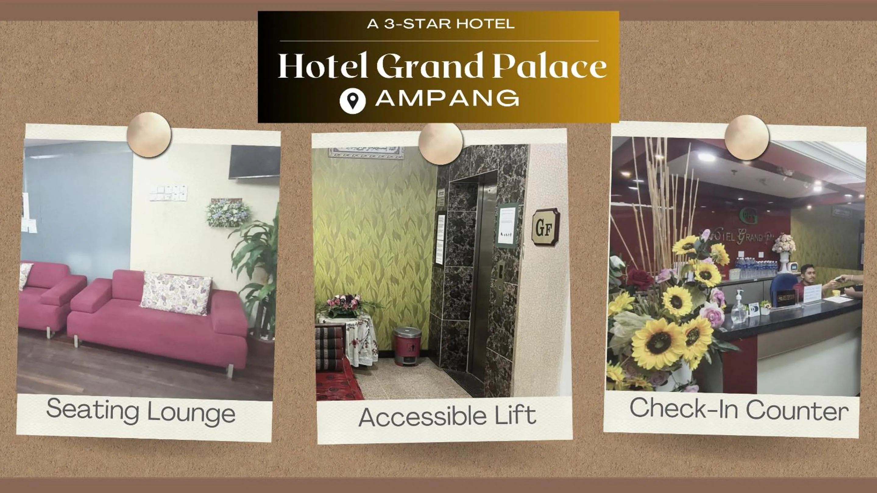 Area and facilities, Bed in Hotel Grand Palace Ampang